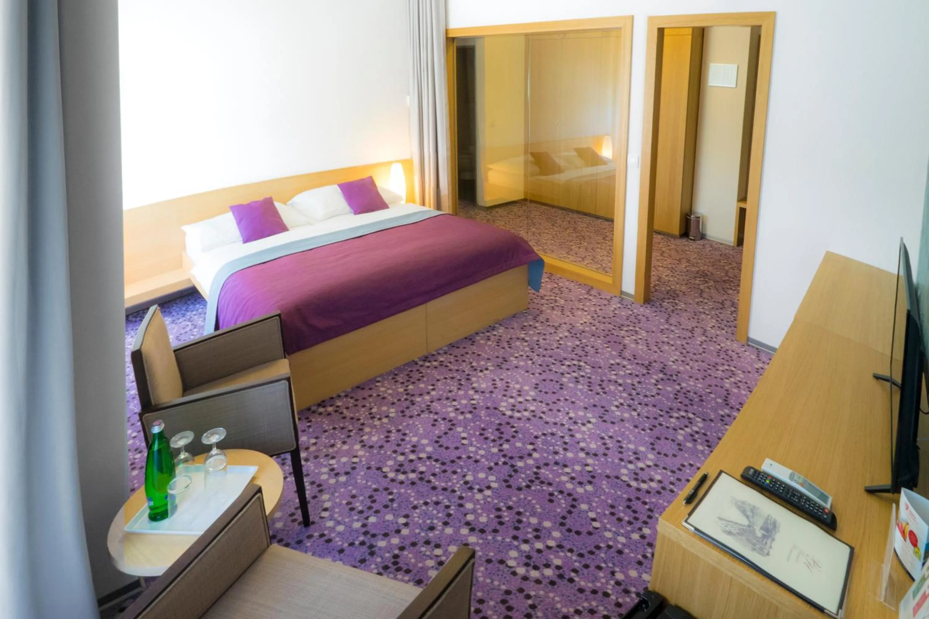 Bed in Hotel Vinice Hnanice