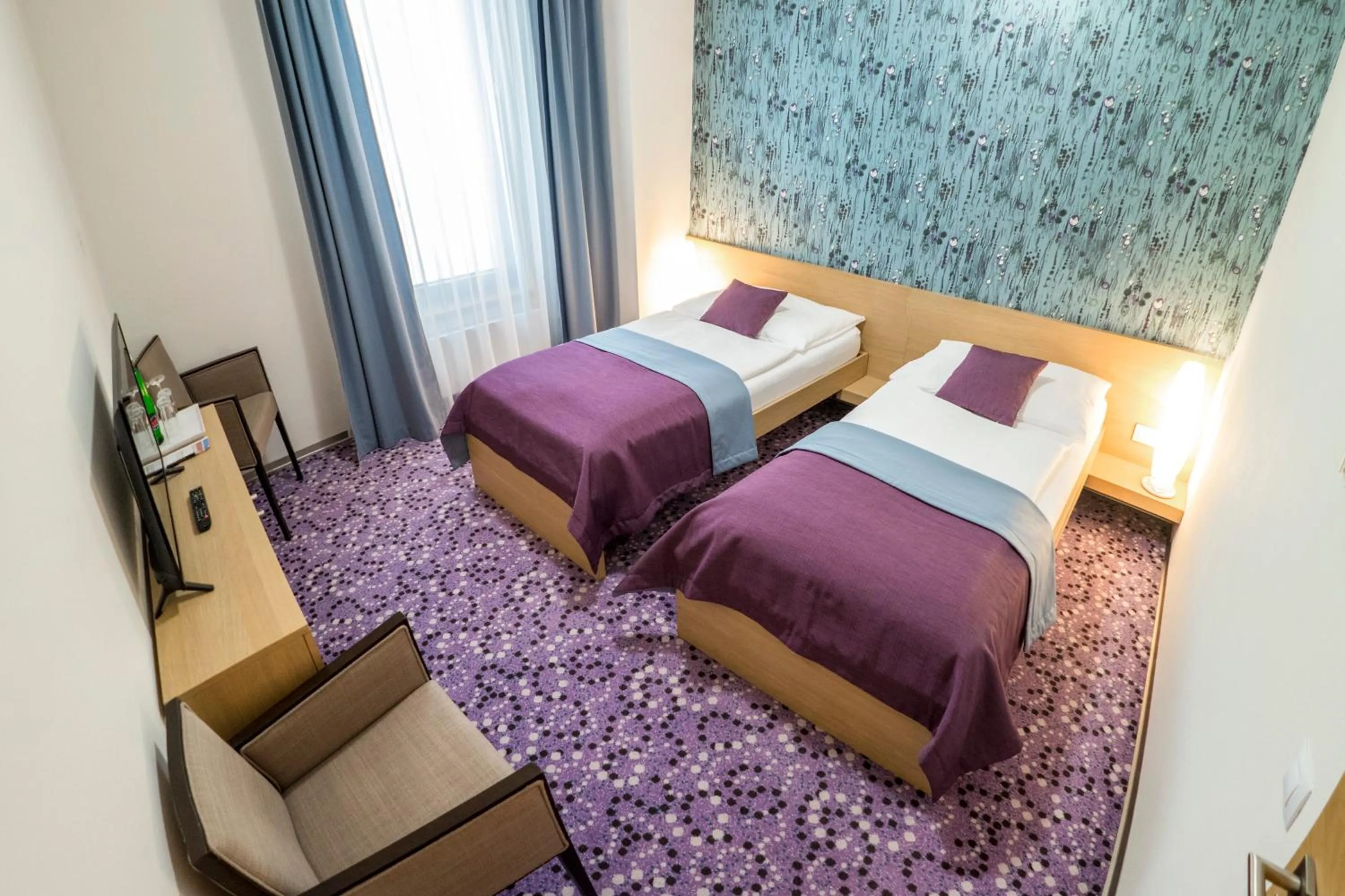 Bed in Hotel Vinice Hnanice
