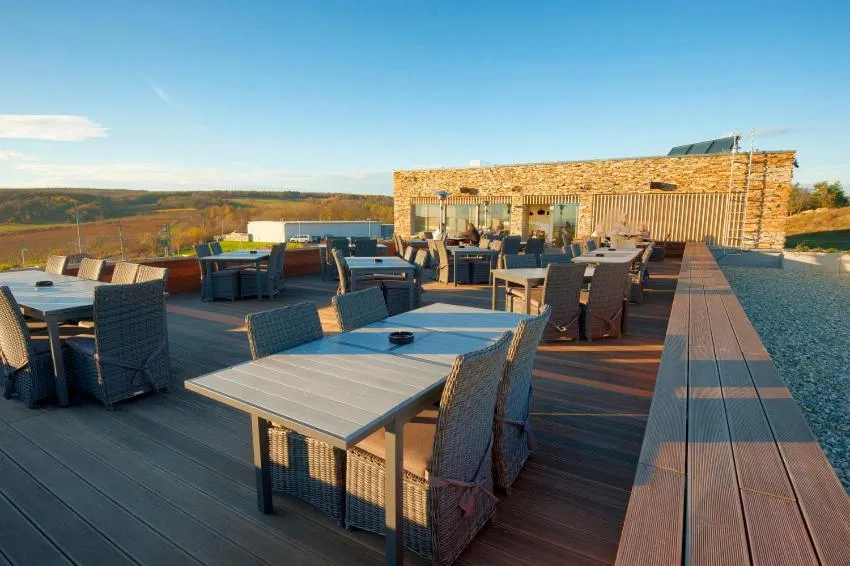 Balcony/Terrace in Hotel Vinice Hnanice
