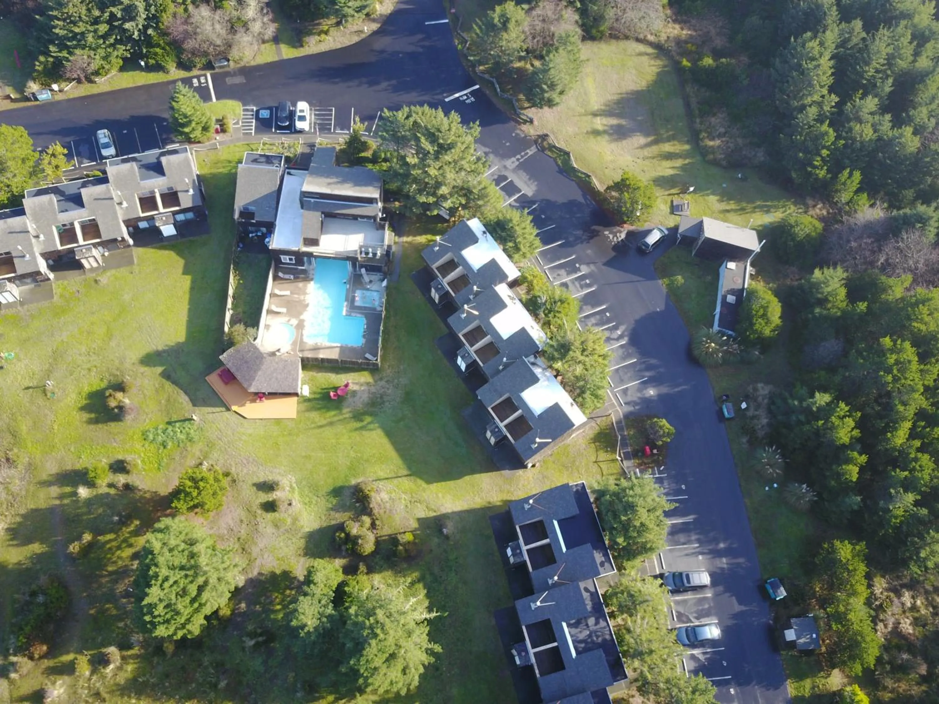 Bird's eye view in Surfcrest Resort