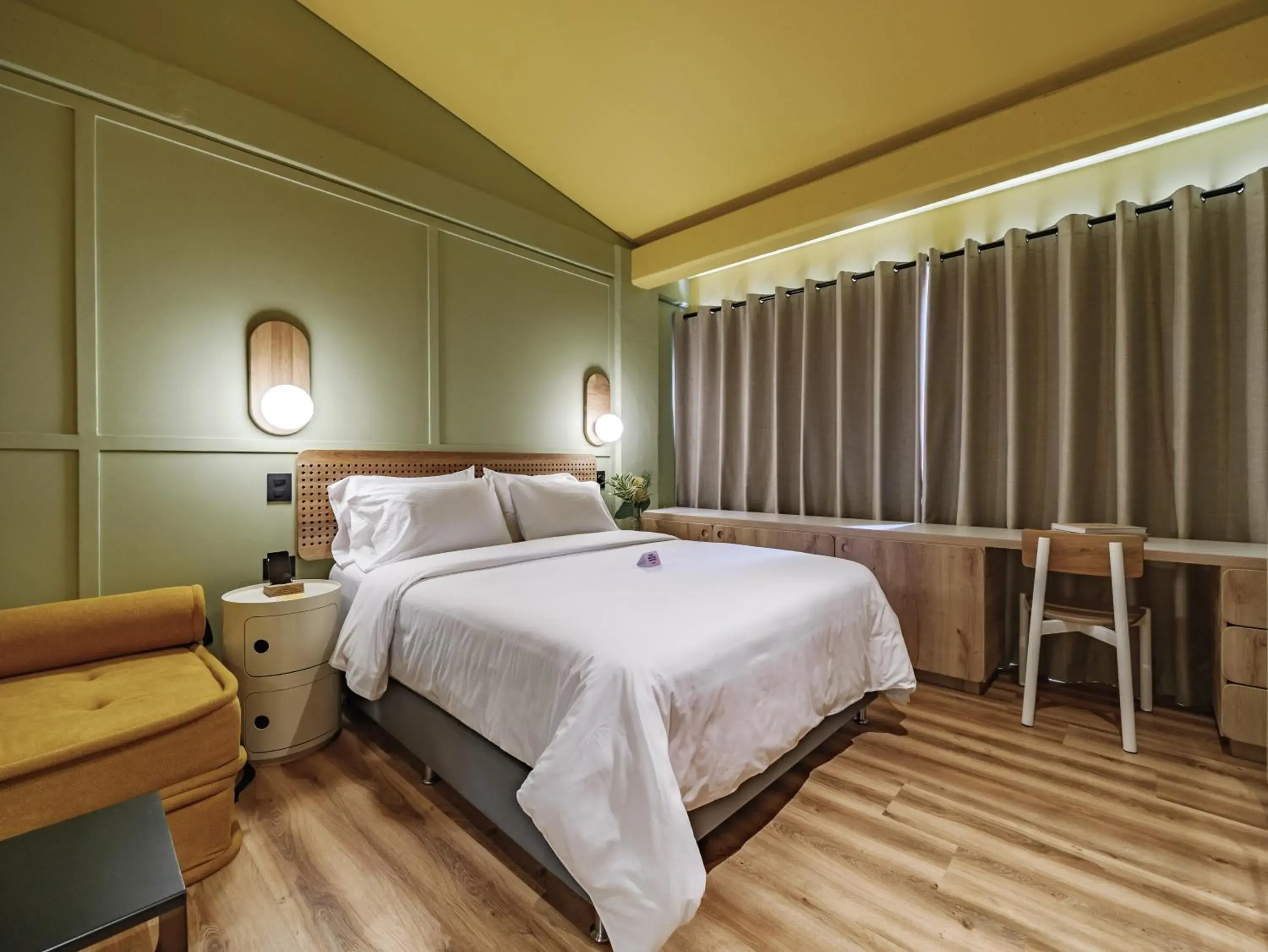 Bed in The Somos Flats Provenza Bed in The Somos Flats Provenza