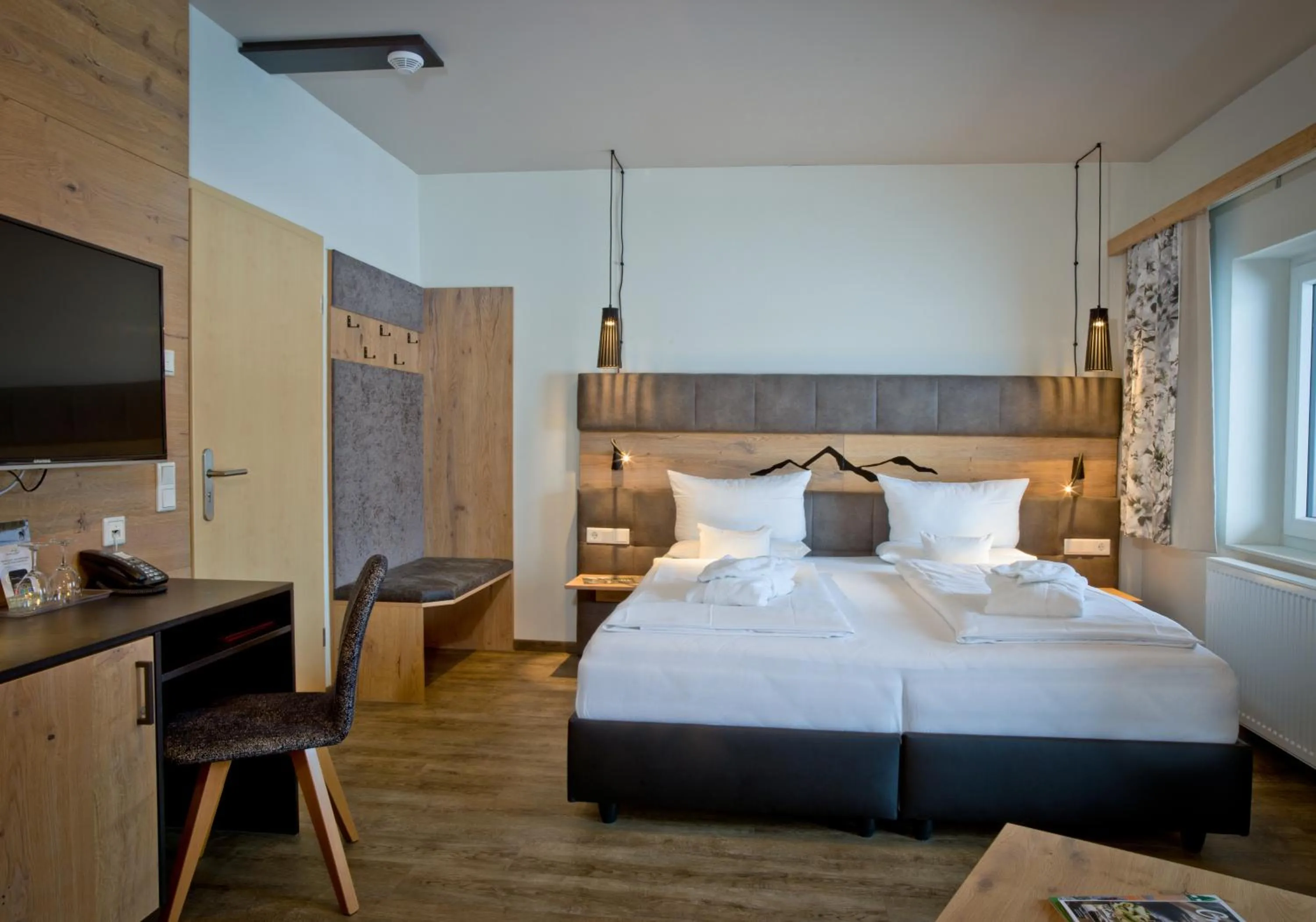 Bed in Landhotel Moorhof