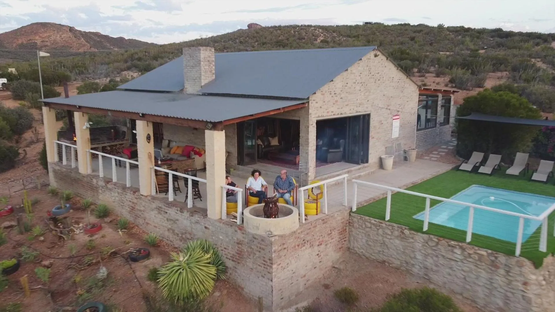 Bird's eye view in Zwartberg View Mountain Lodge