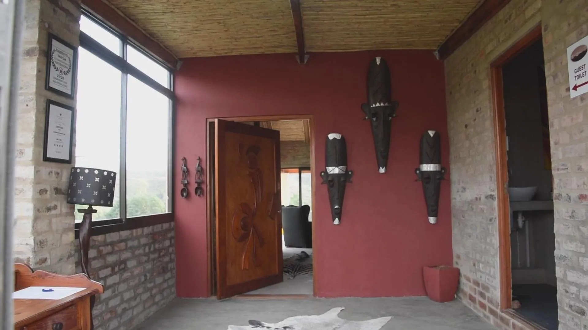 Facade/entrance in Zwartberg View Mountain Lodge