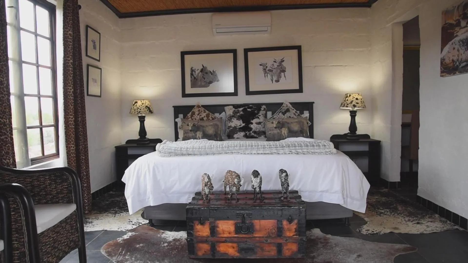 Bedroom, Bed in Zwartberg View Mountain Lodge