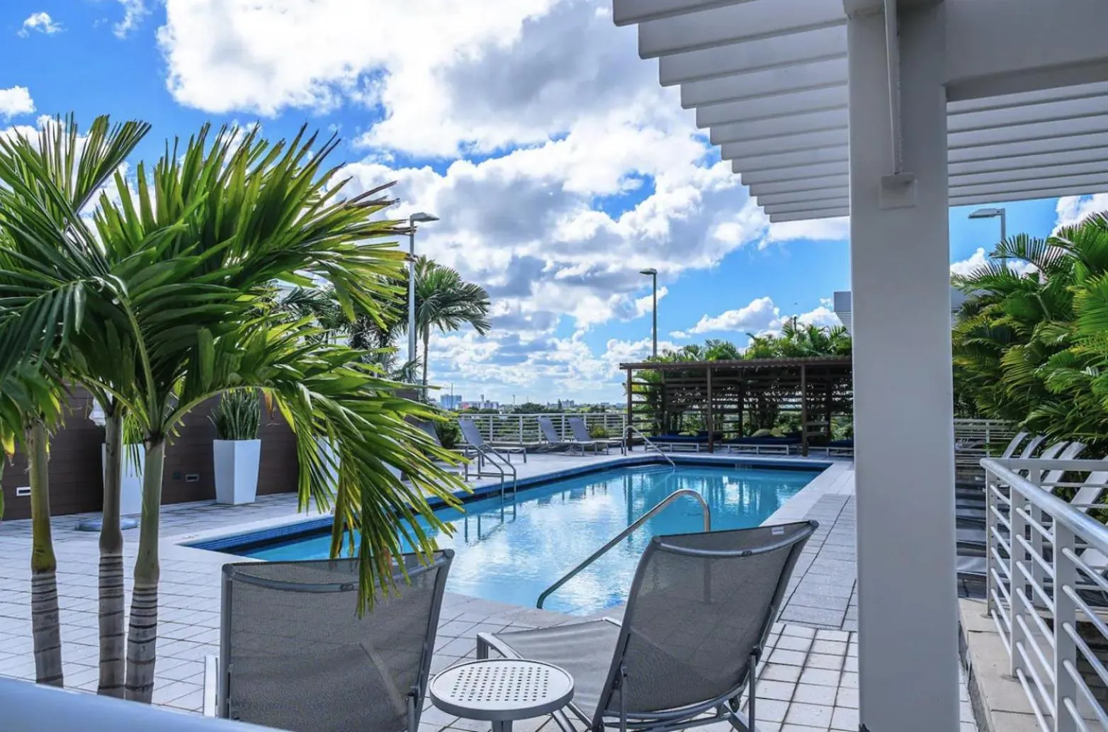 Swimming pool in Spacious 2BD 2BTH at Midblock