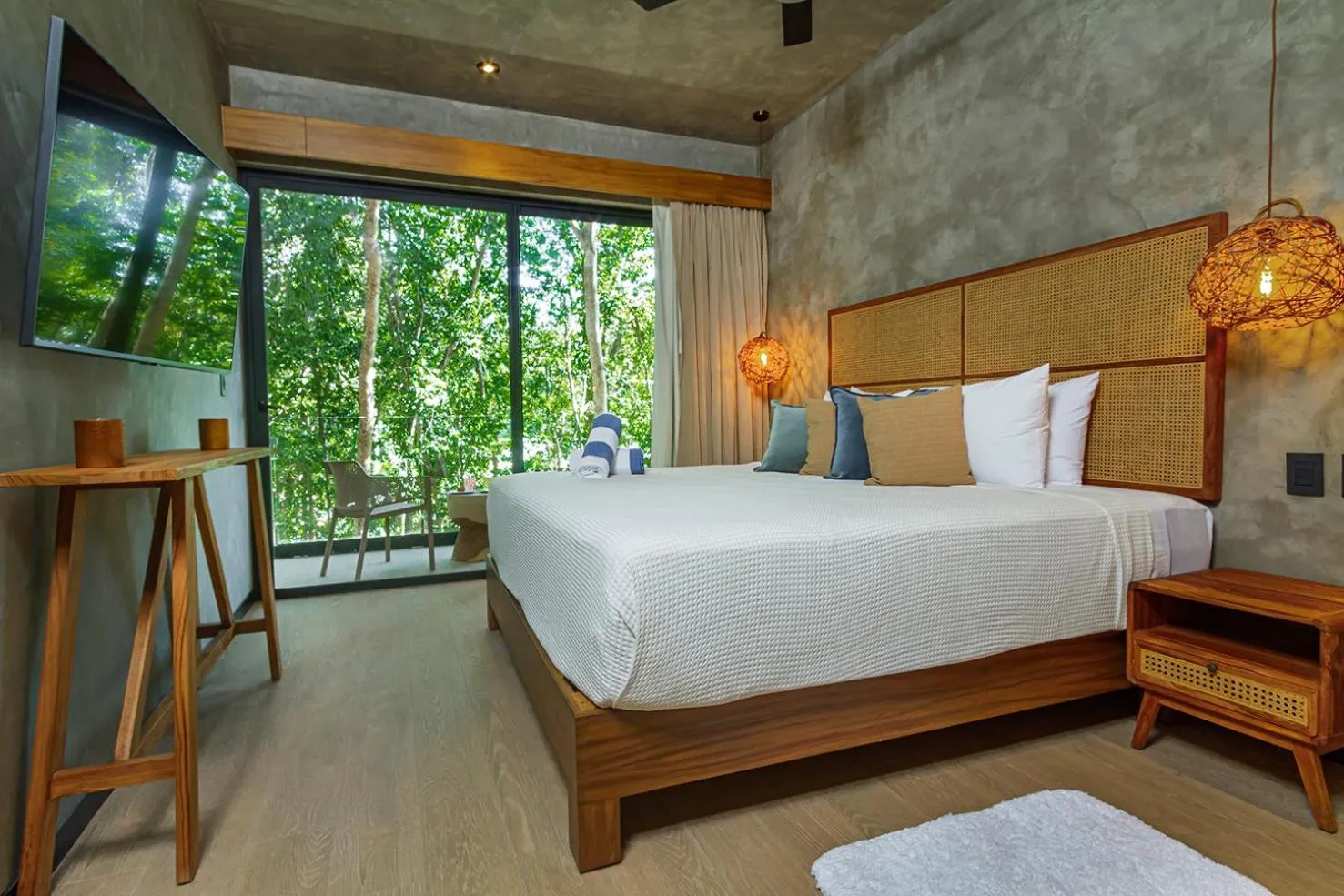 Bedroom in Impresionante Condominio Tuk Tulum
