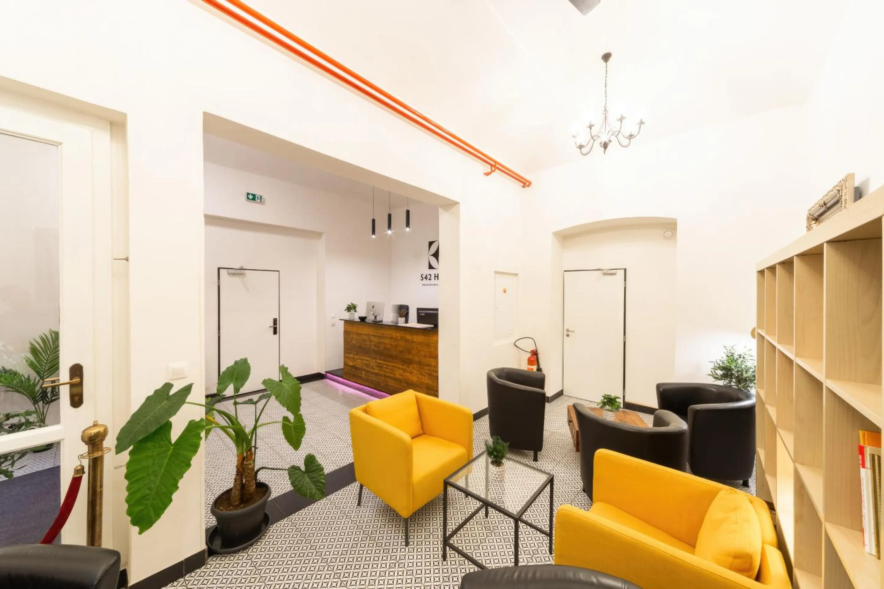 Lobby or reception in S42 Hotel Prague