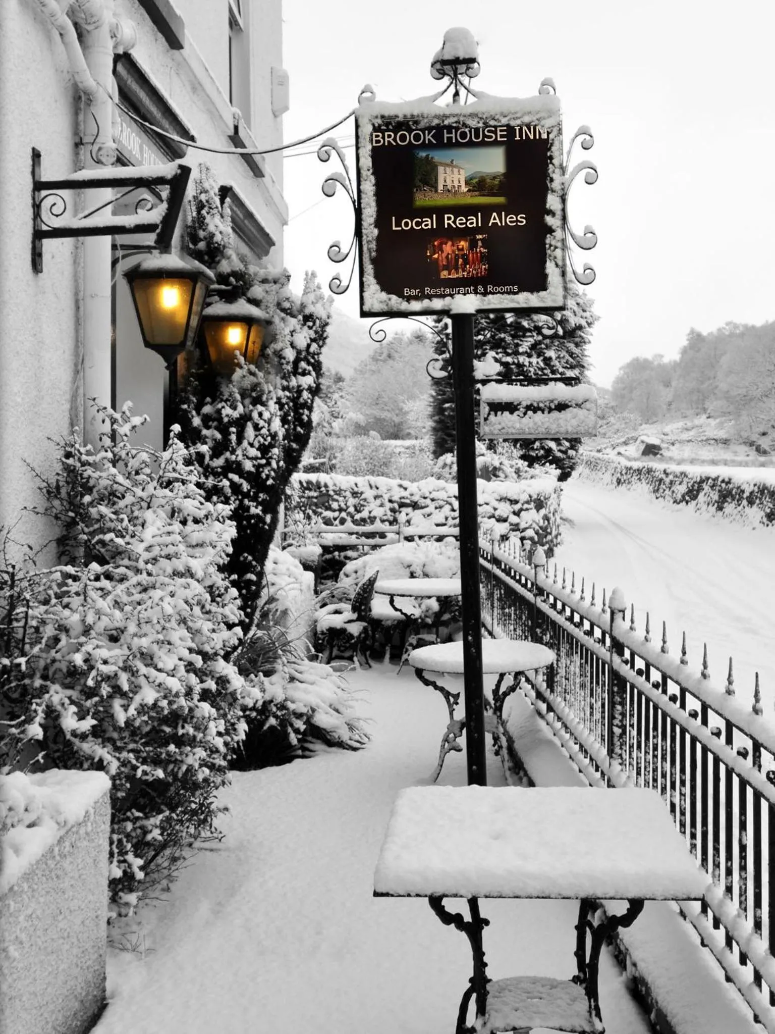 Property logo or sign in Brook House Inn