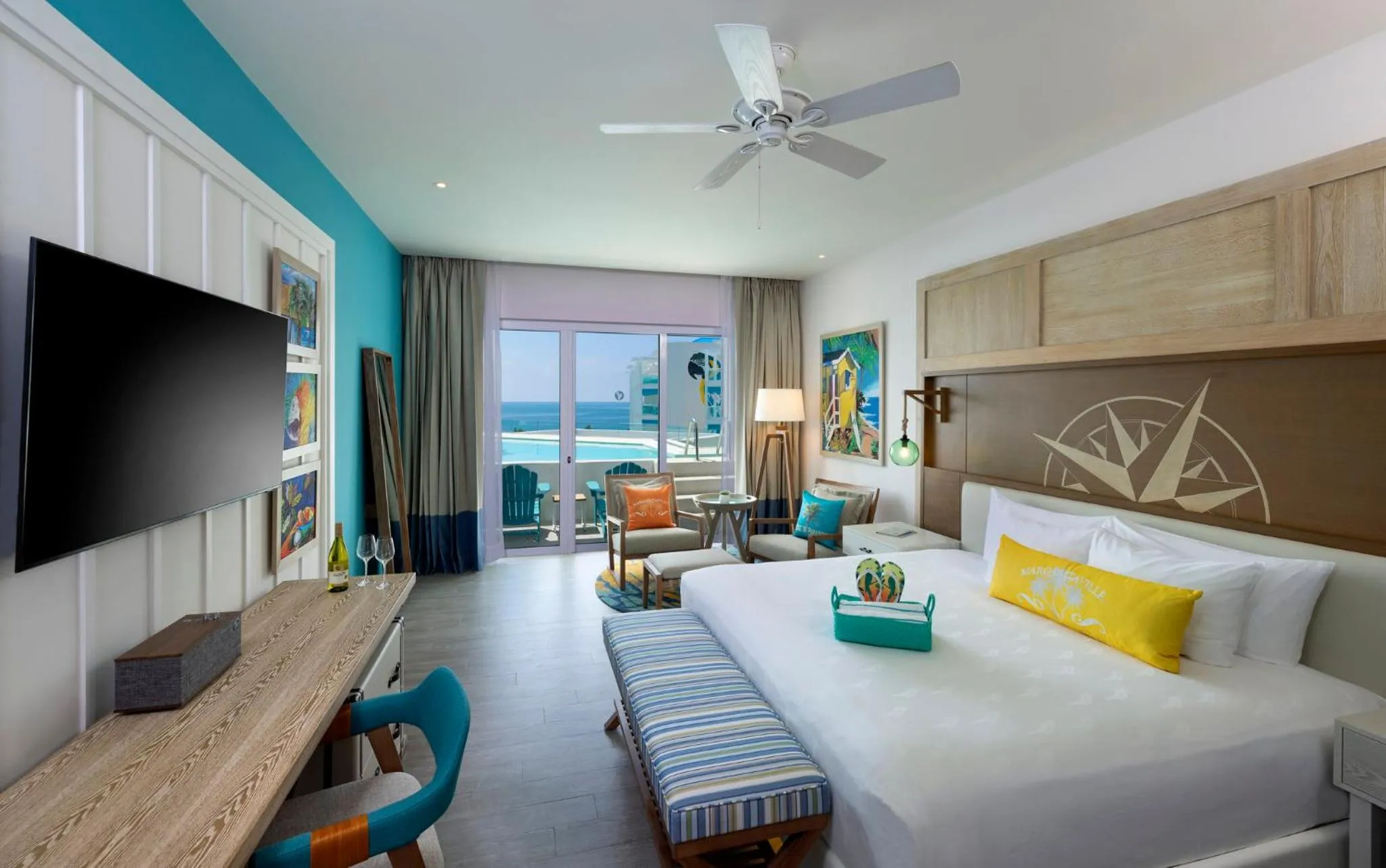 Property building, Bed in Margaritaville Island Reserve Riviera Maya - An Adults Only Karisma All-Inclusive Experience