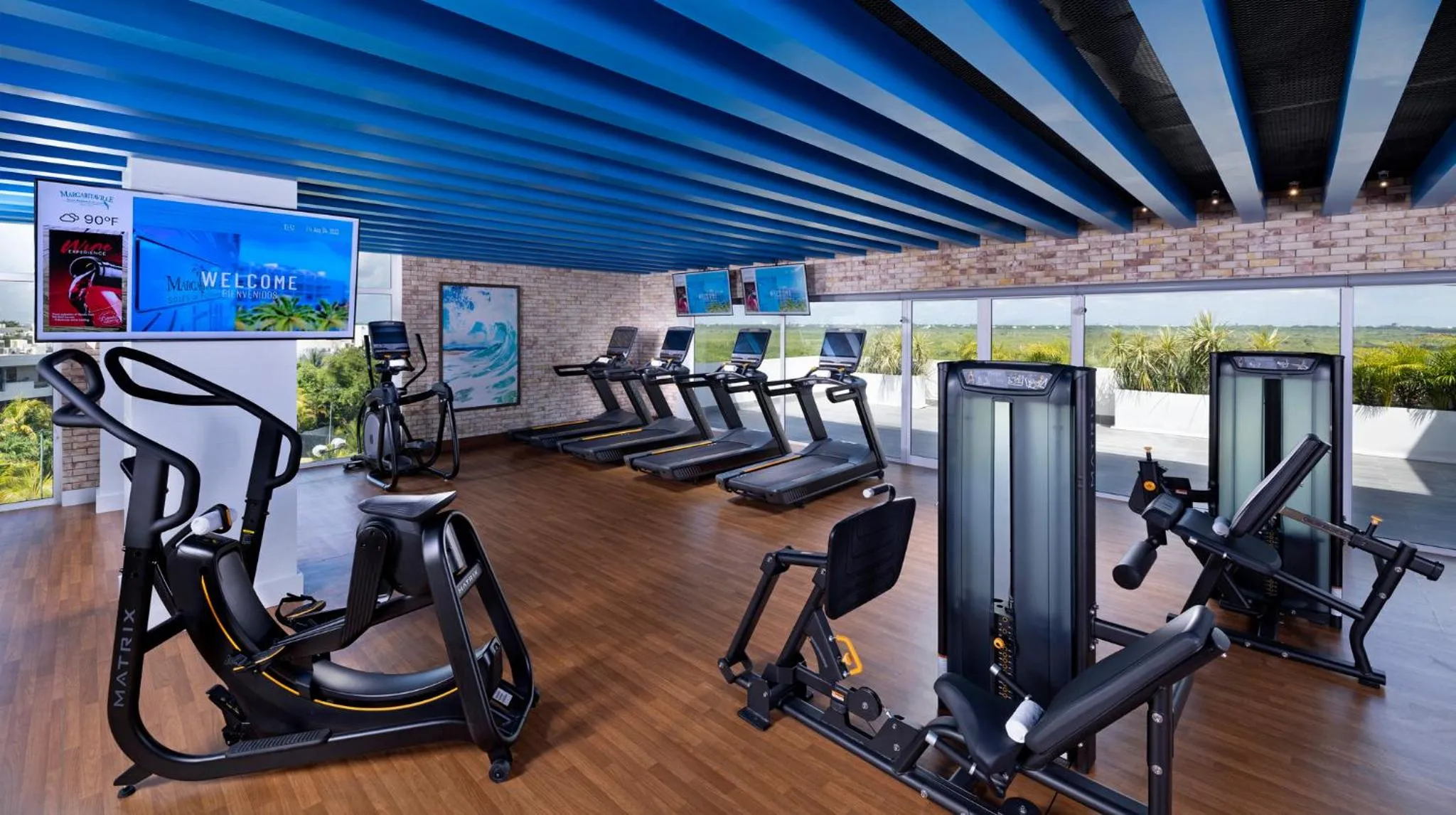 Fitness centre/facilities in Margaritaville Island Reserve Riviera Maya - An Adults Only Karisma All-Inclusive Experience