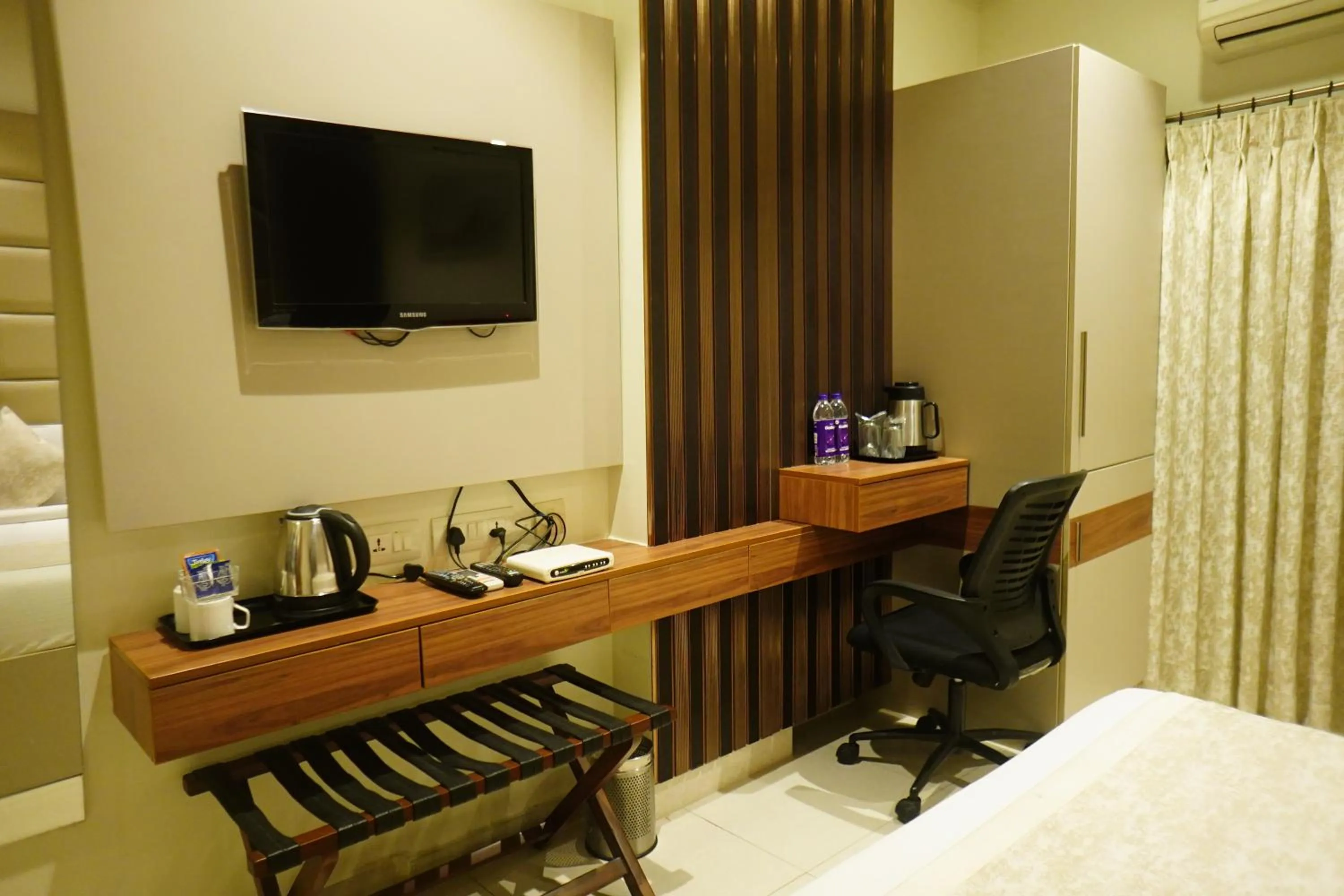 Bed in Hotel Annapoorna Residency