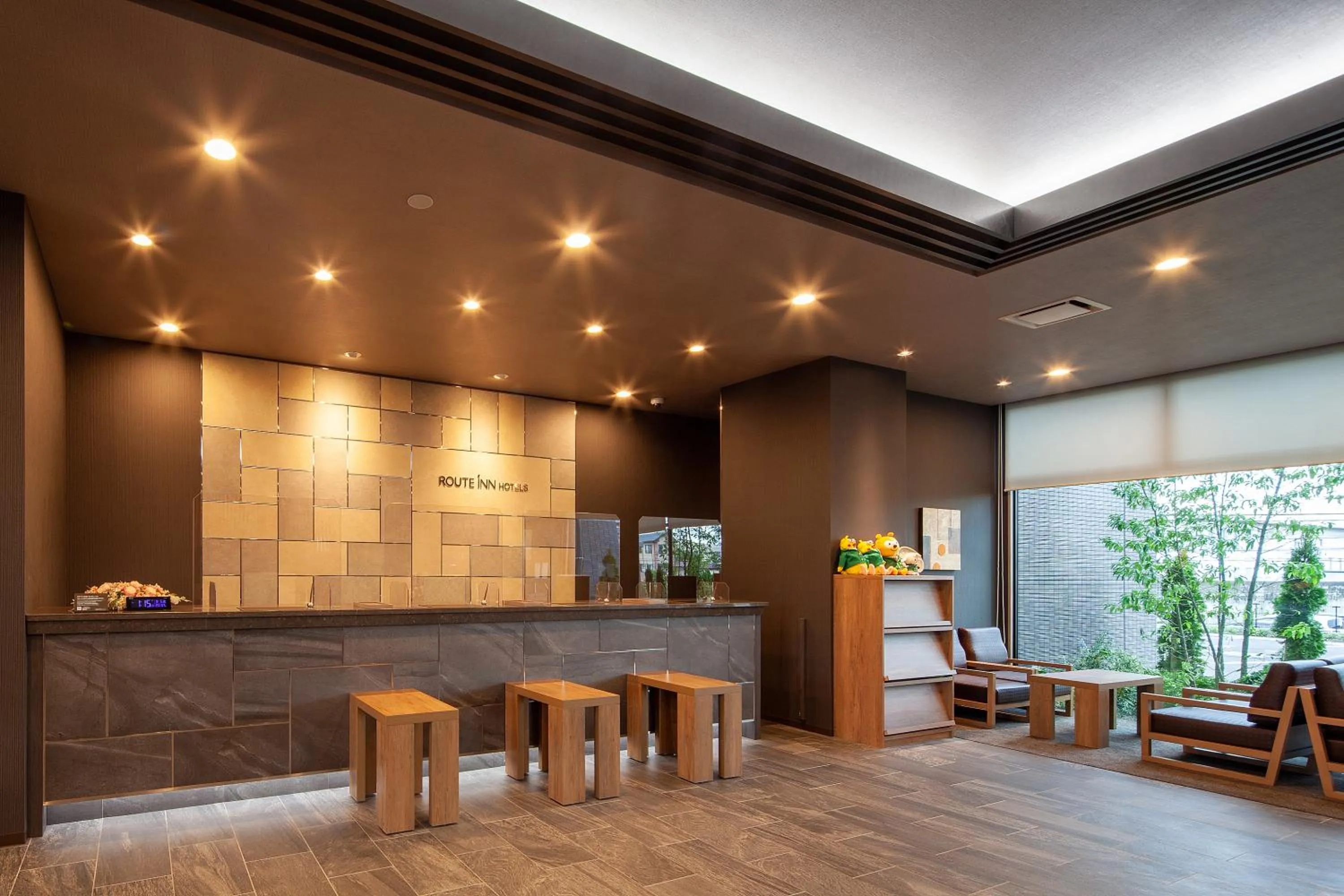 Lobby or reception in Hotel Route Inn Shunan - Tokuyama Higashi Inter -