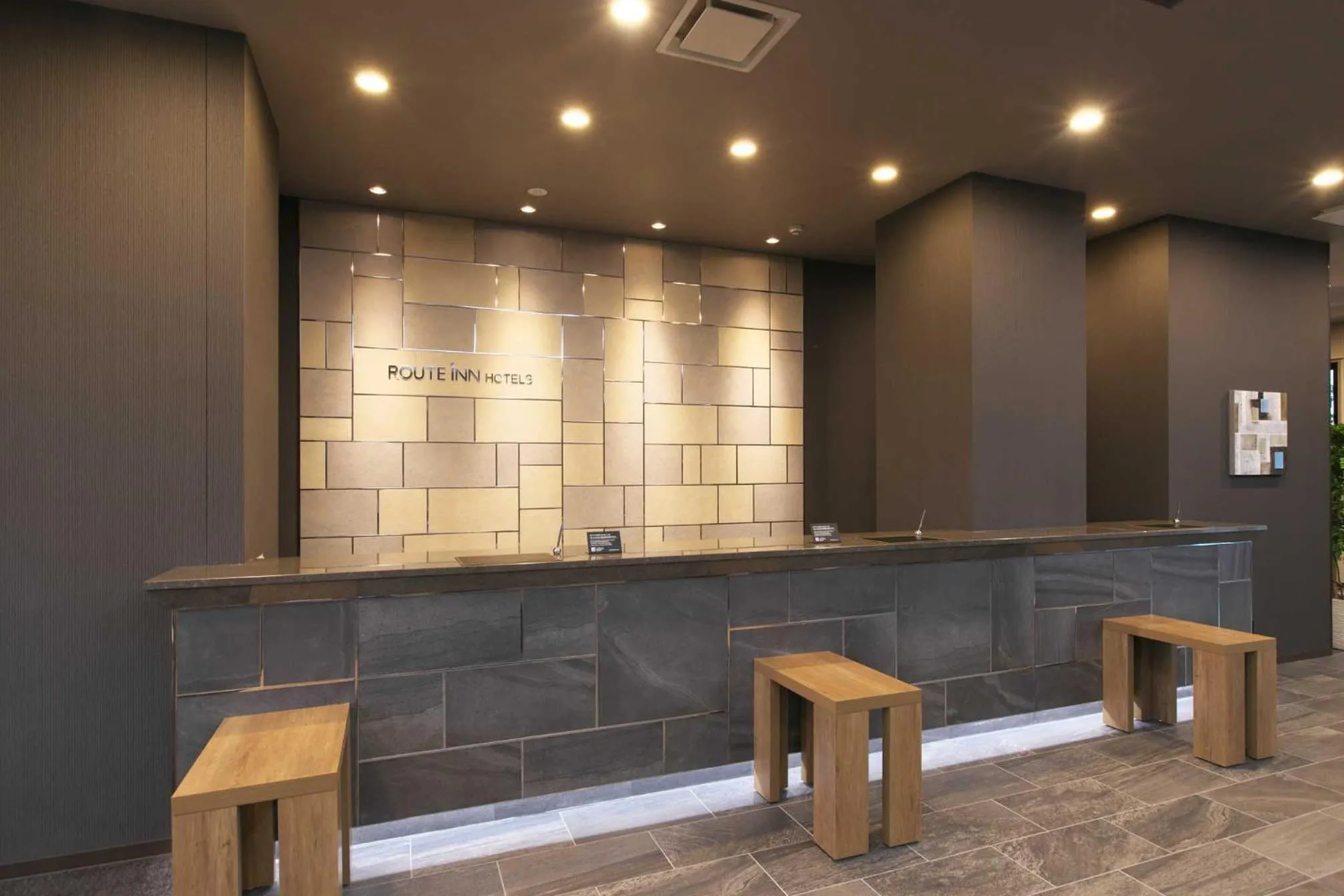 Lobby or reception in Hotel Route Inn Mitsuke -Nakanoshima Mitsuke Inter-