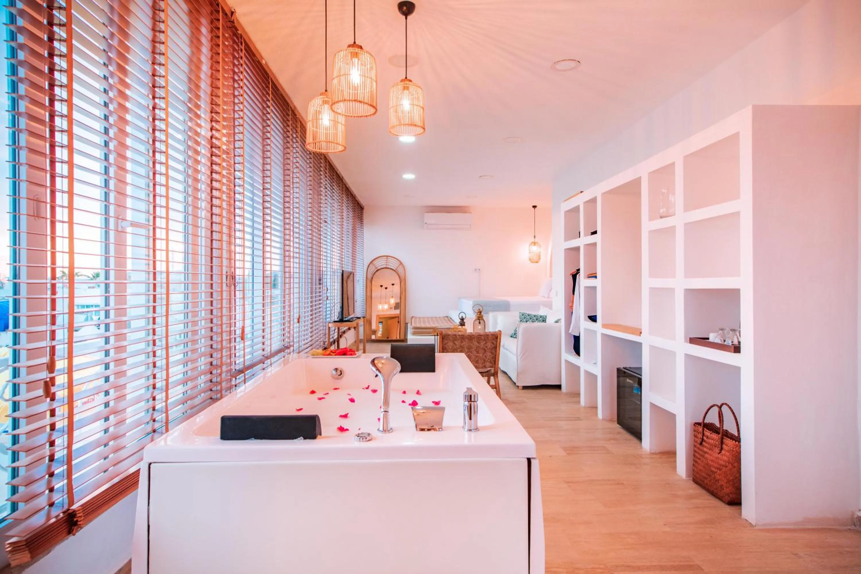 Bed in MARE MARIN BOUTIQUE HOTEL