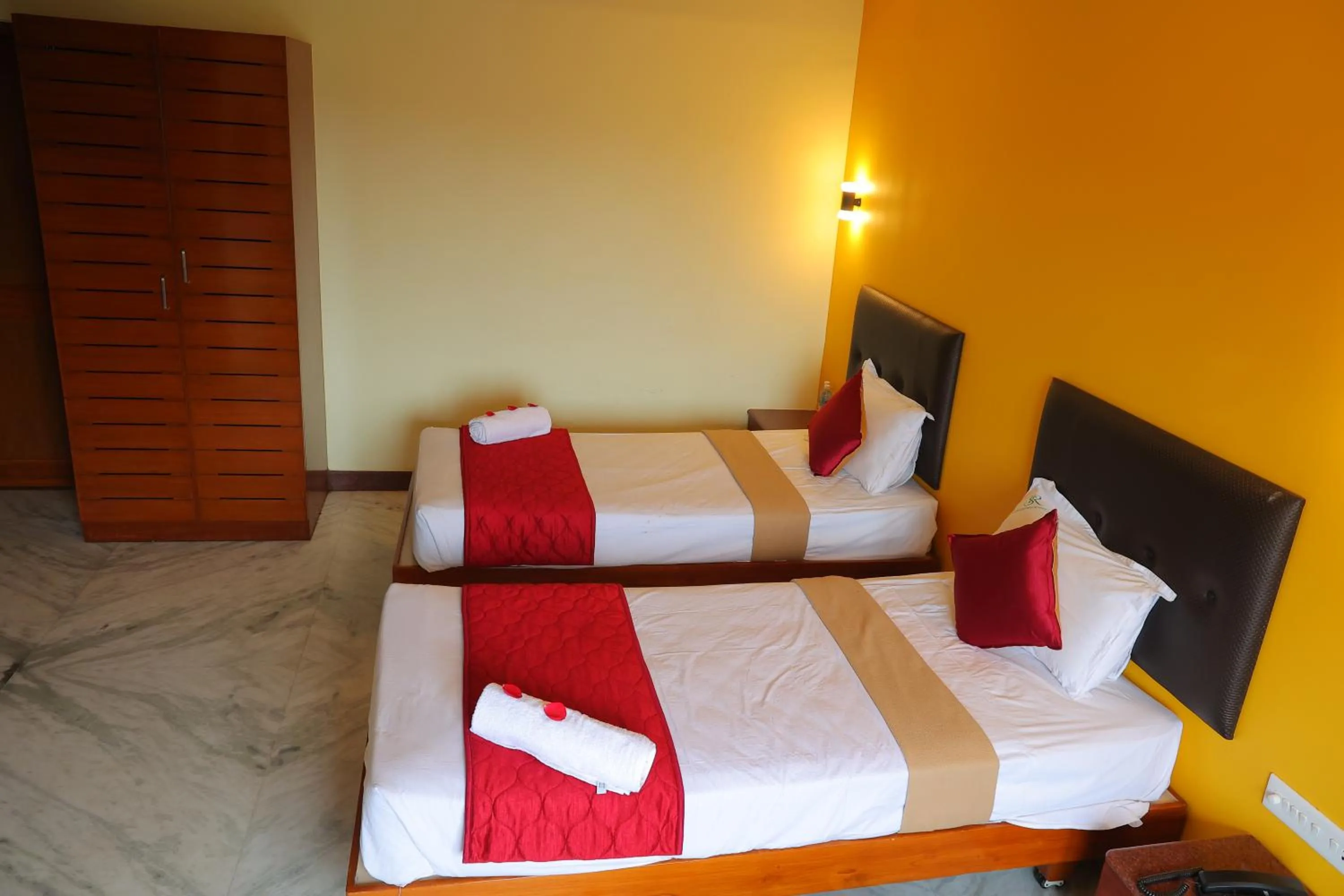 Bedroom, Bed in Pondy Southern Residency