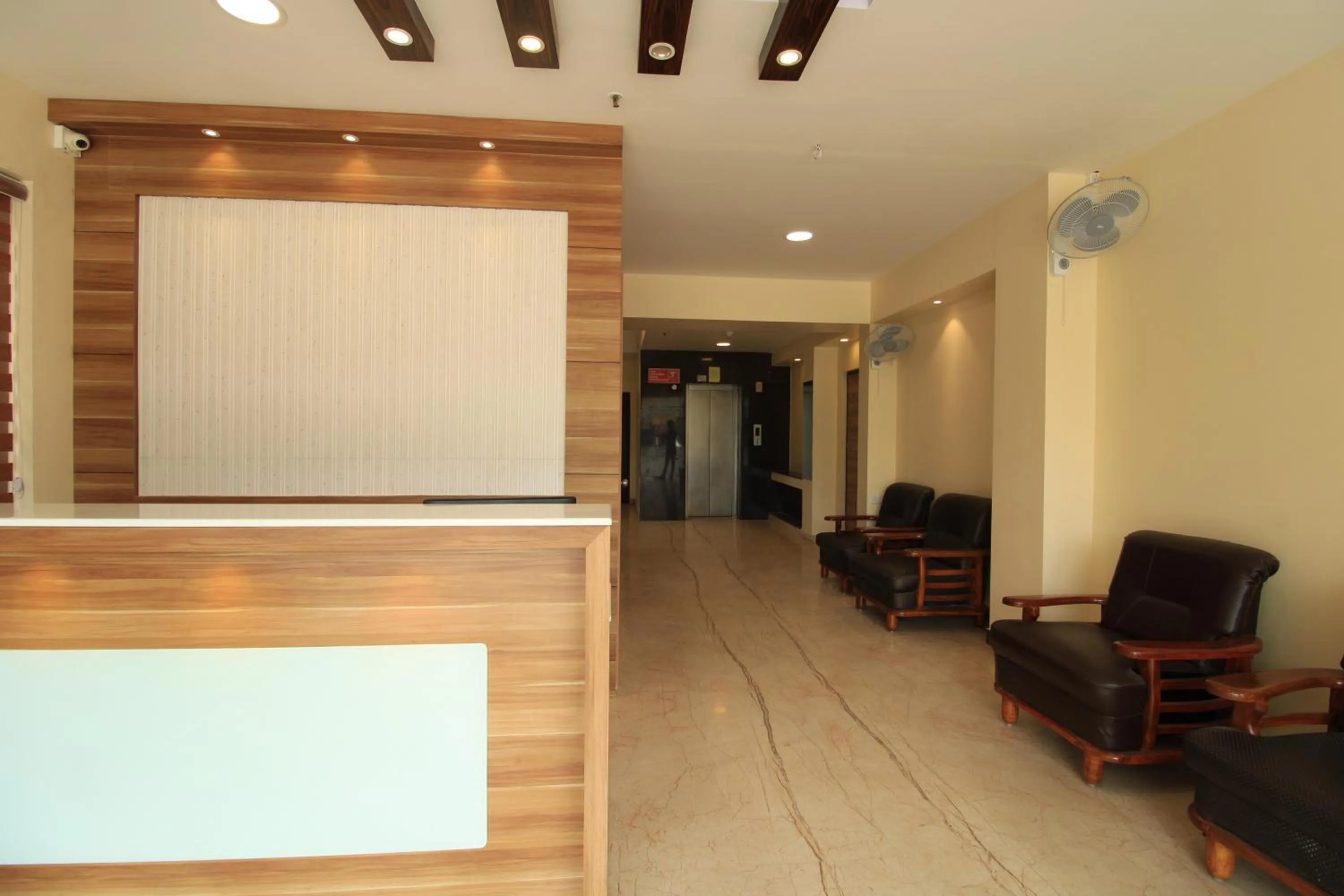 Lobby or reception in Pondy Southern Residency