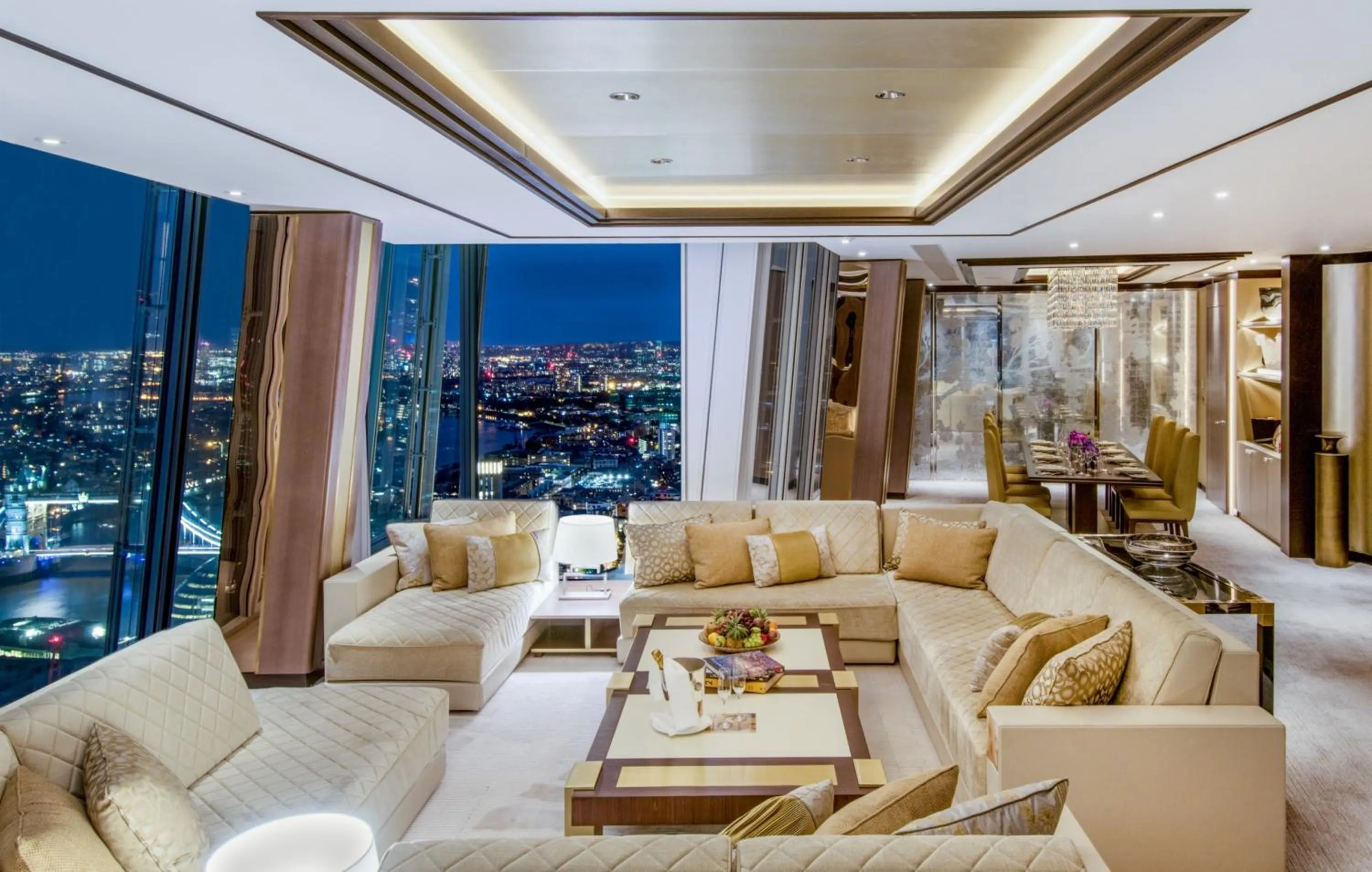 Living room in Shangri-La The Shard, London