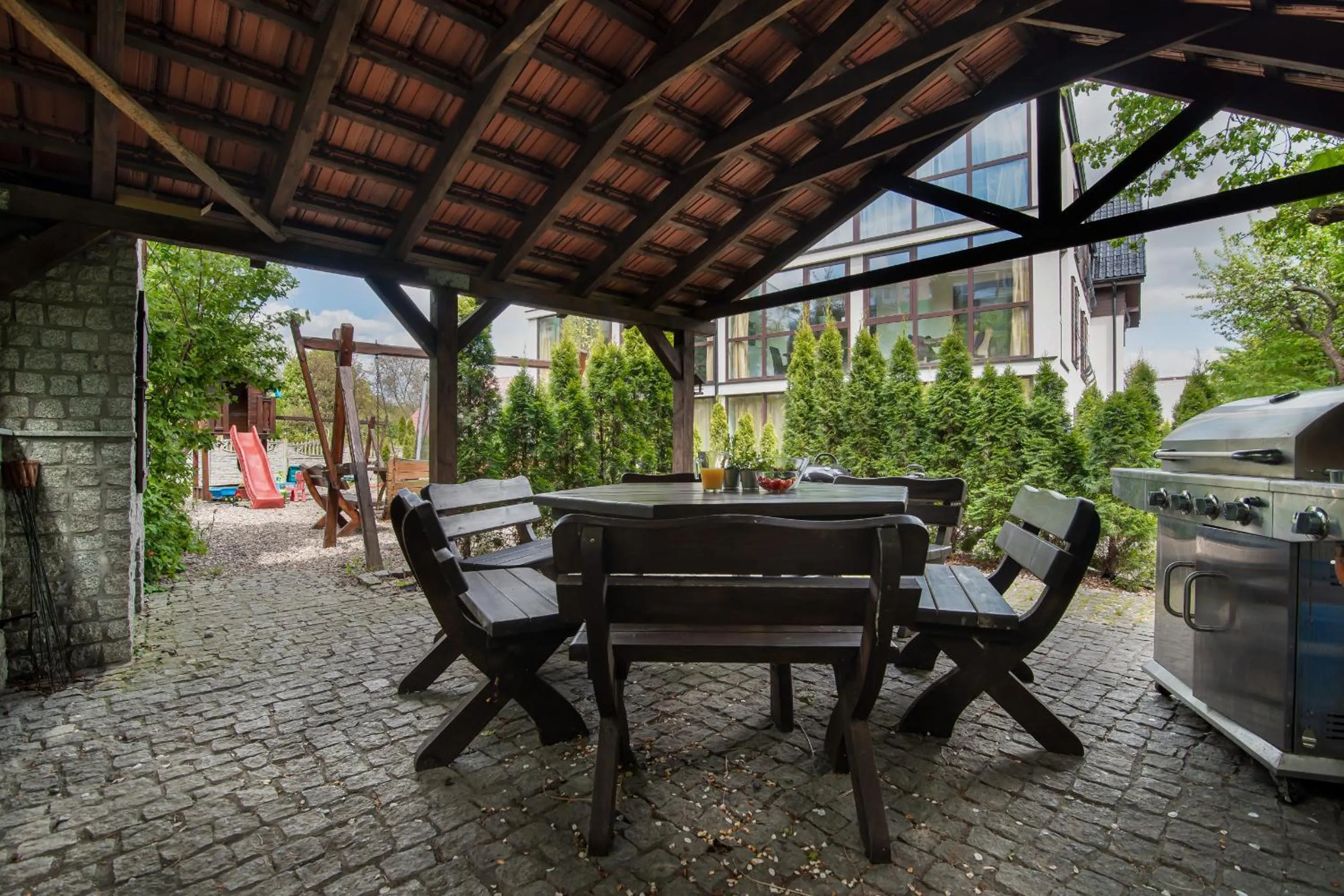 Patio in Rezydencja Wind Rose - luxury ApartHotel Gdansk