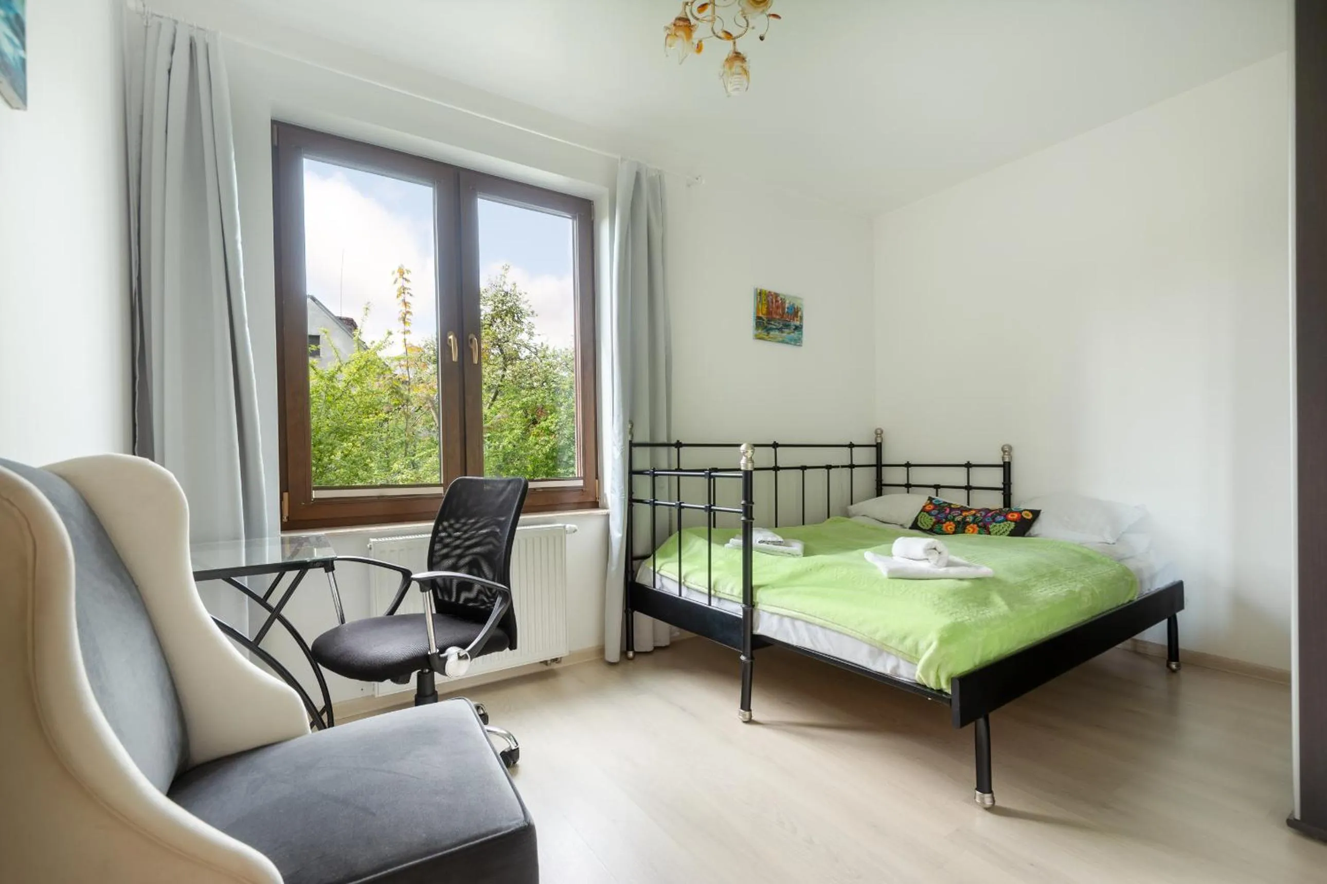 Bed in Rezydencja Wind Rose - luxury ApartHotel Gdansk