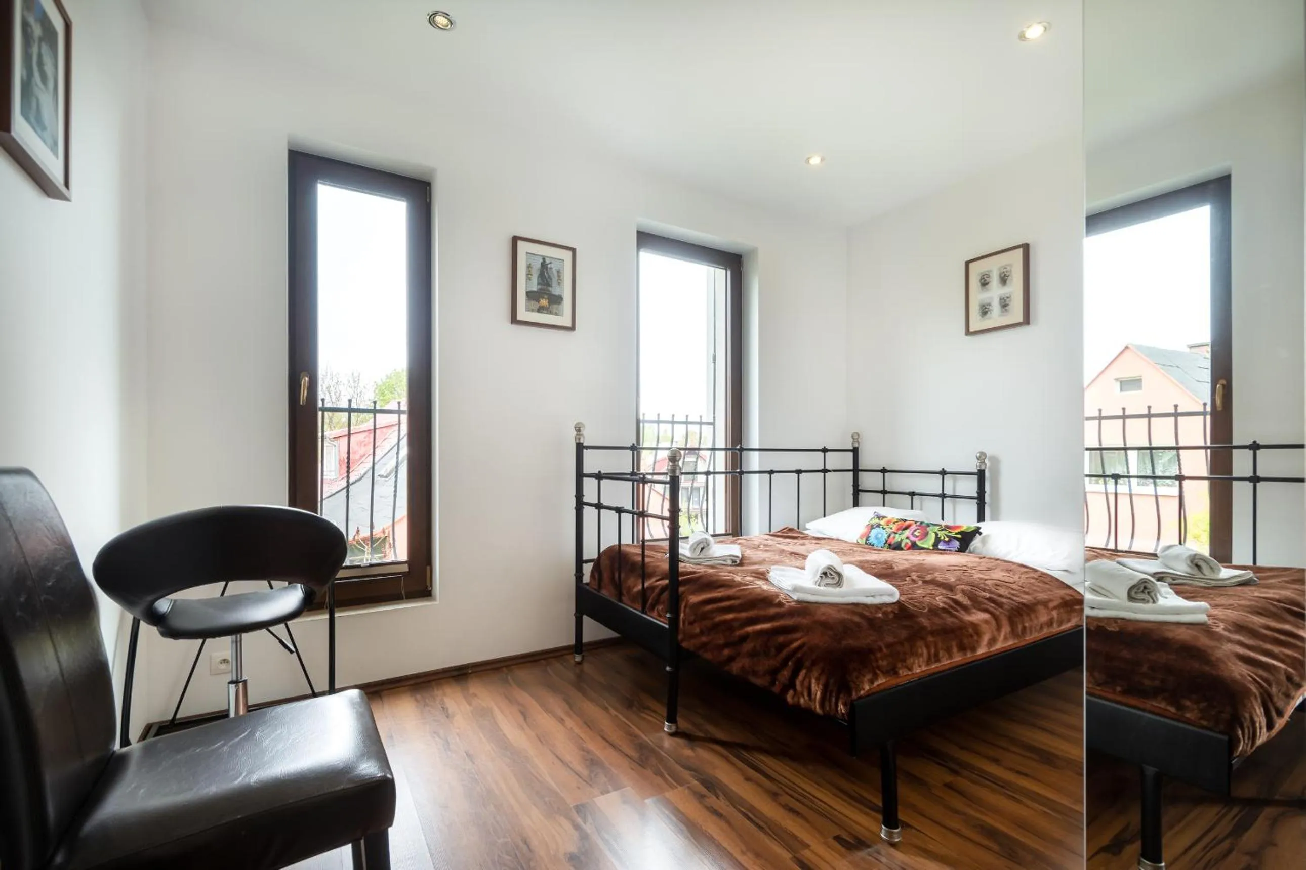 Bed in Rezydencja Wind Rose - luxury ApartHotel Gdansk