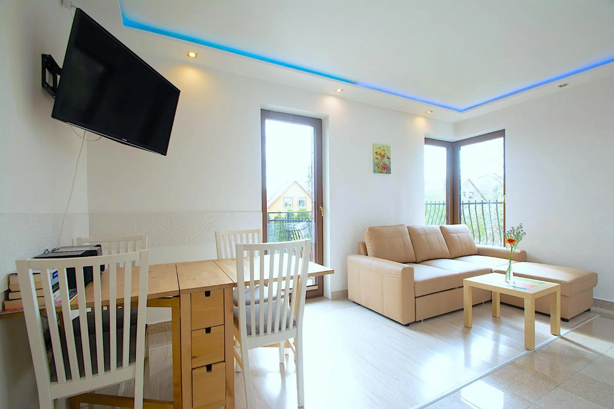 Communal lounge/ TV room in Rezydencja Wind Rose - luxury ApartHotel Gdansk