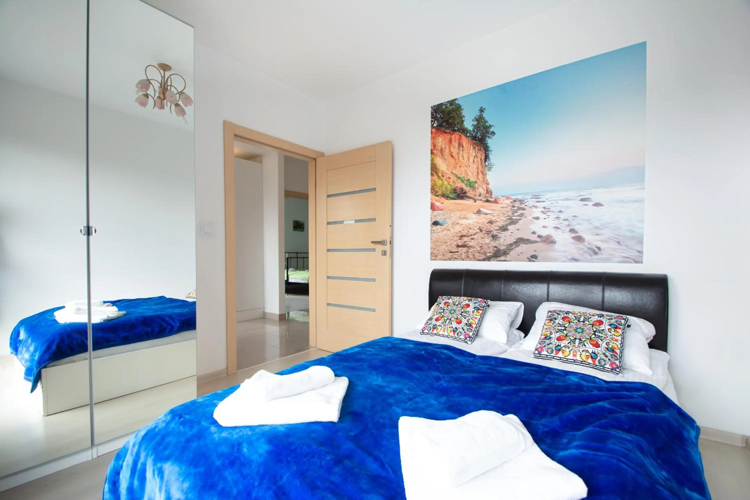 Bed in Rezydencja Wind Rose - luxury ApartHotel Gdansk