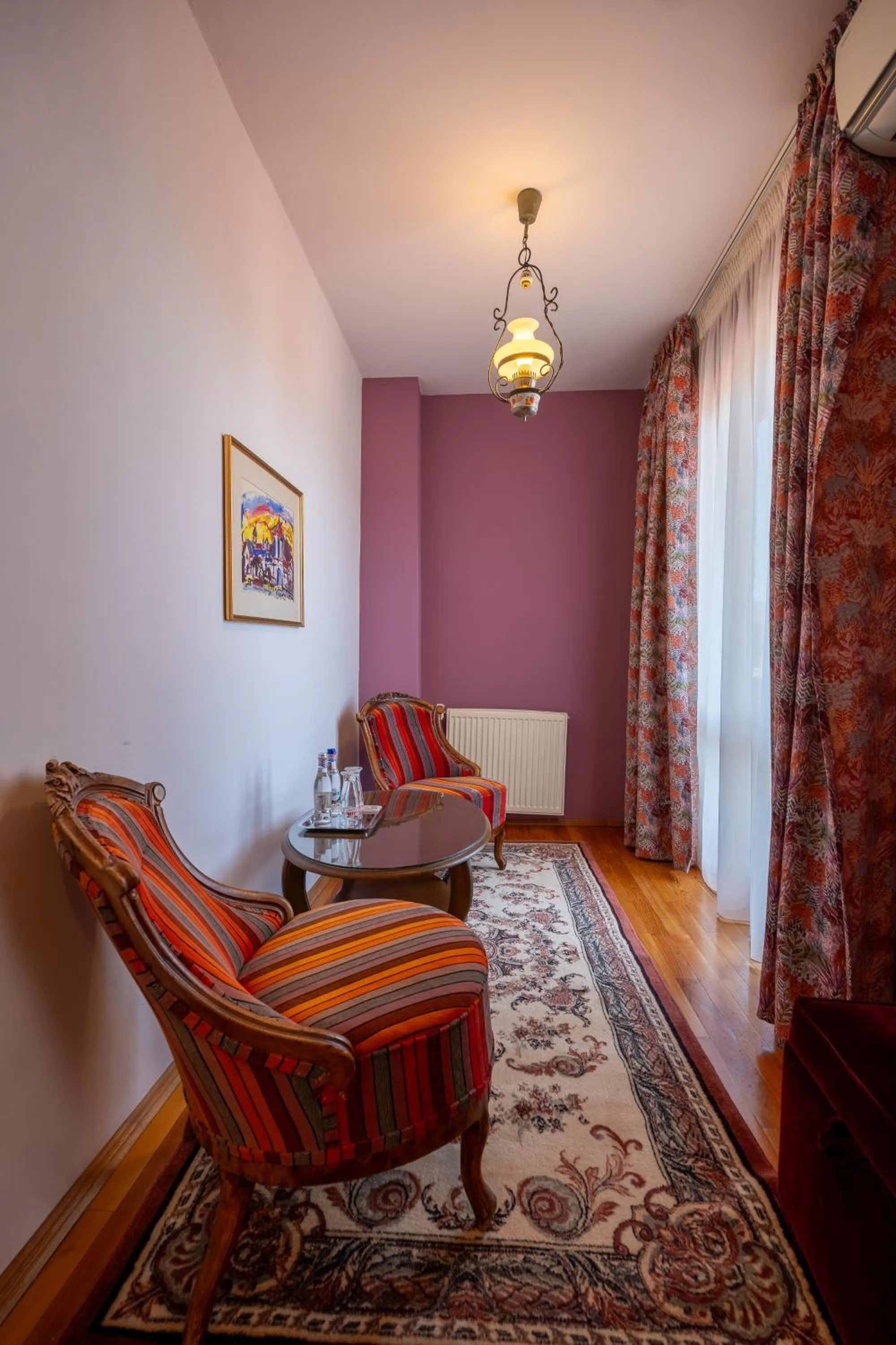 Seating area in Pensiunea Casa Cranta