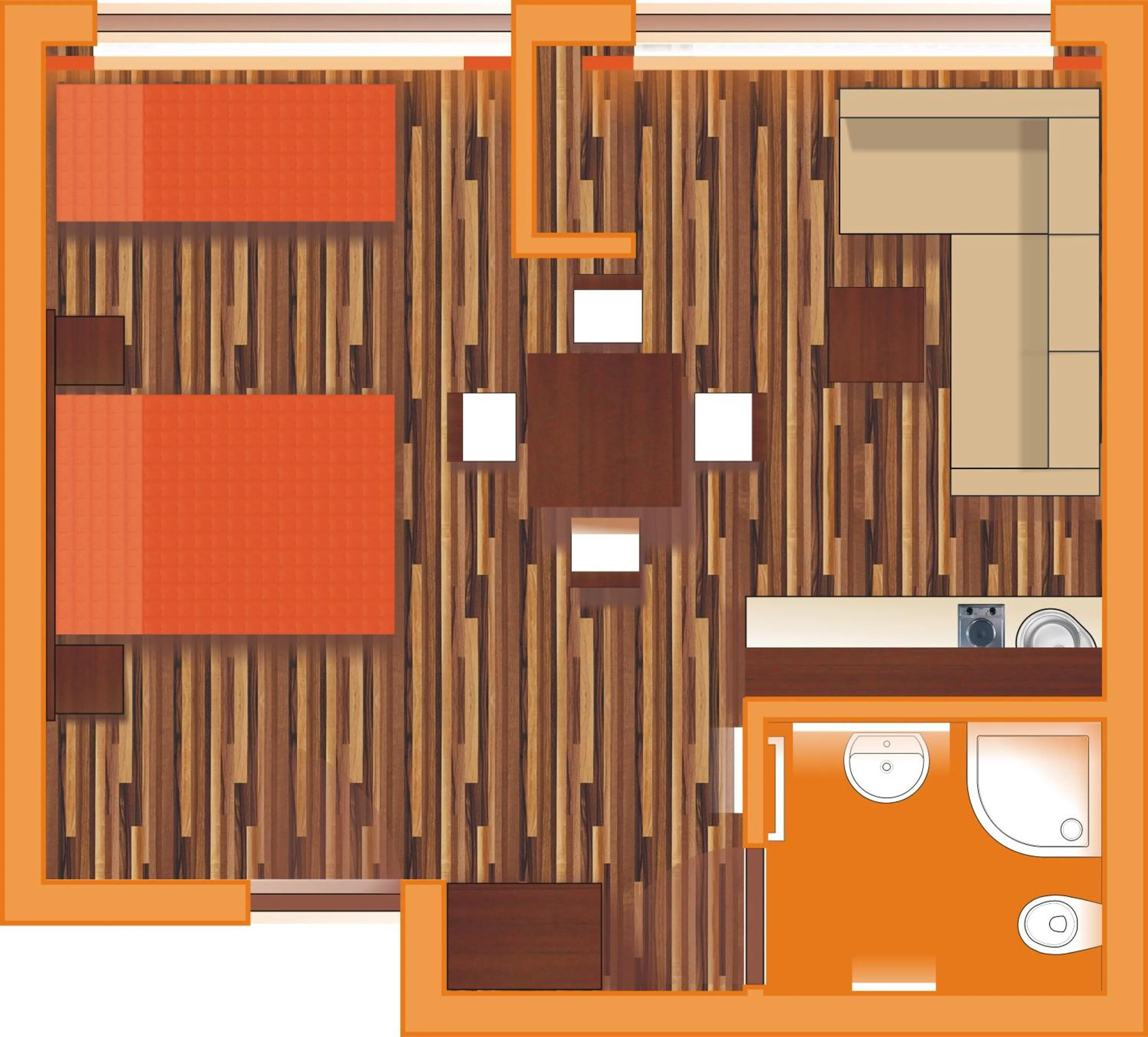 Floor plan in Kompleks Apartament-Serwis