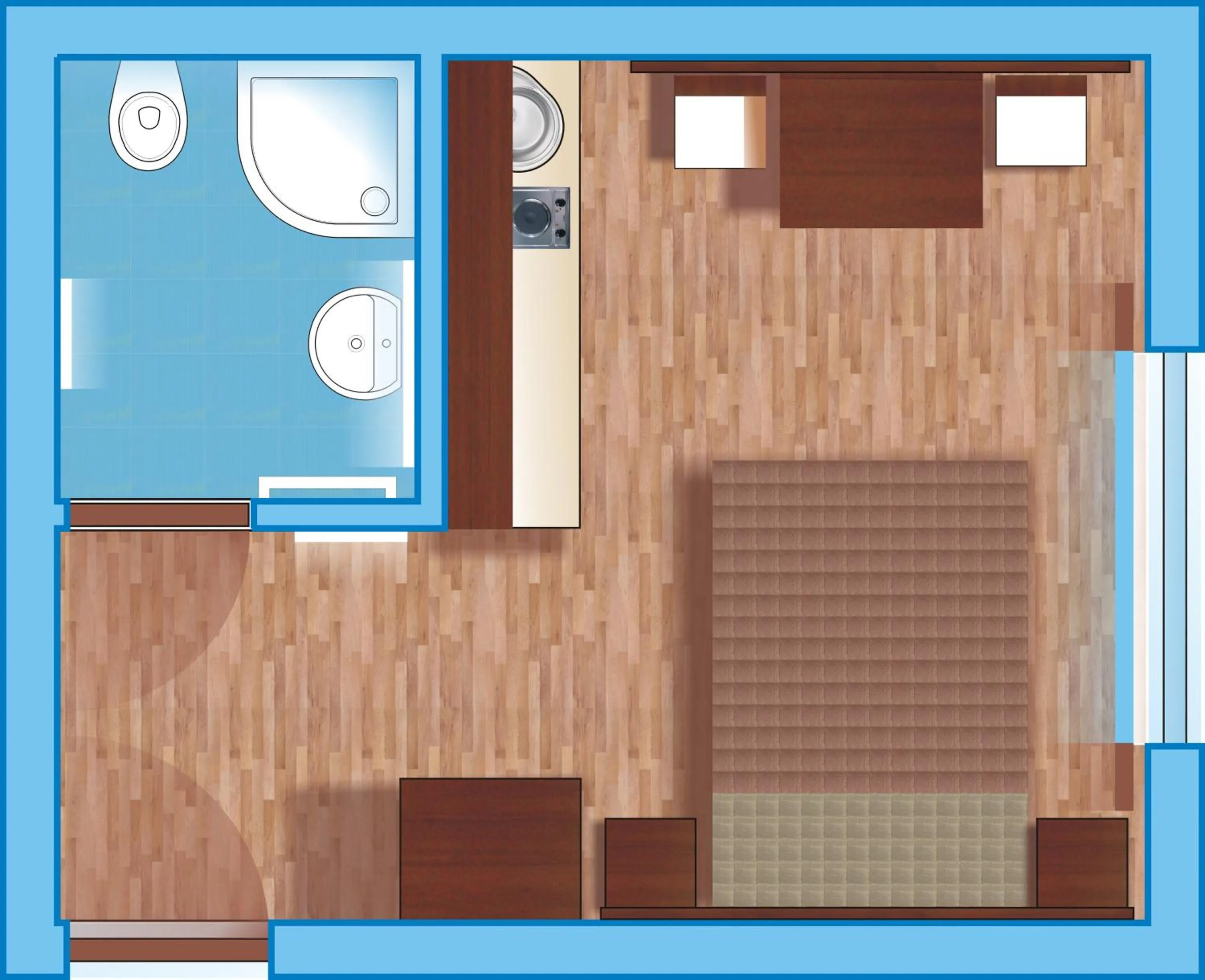 Floor plan in Kompleks Apartament-Serwis