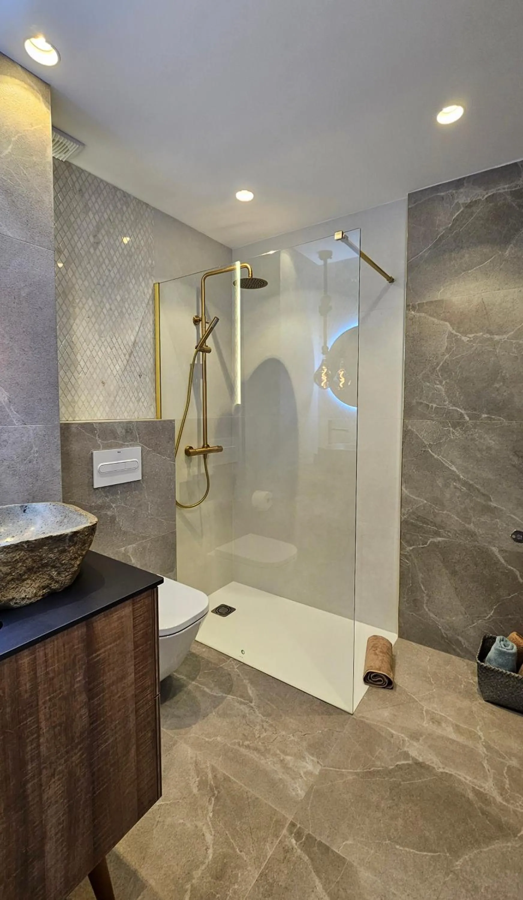 Shower in Apartamento del Mar - Playa Muchavista
