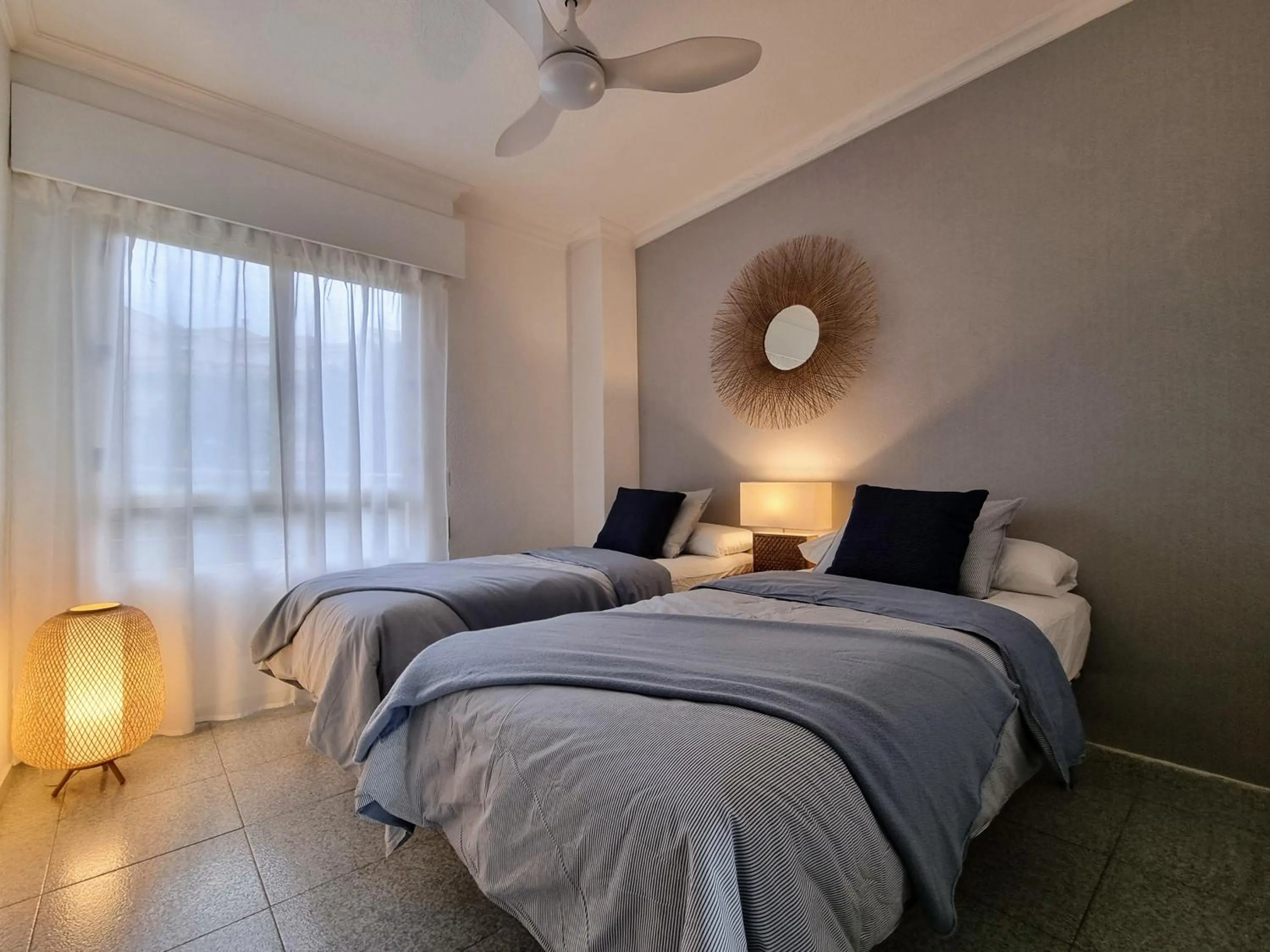 Bedroom, Bed in Apartamento del Mar - Playa Muchavista