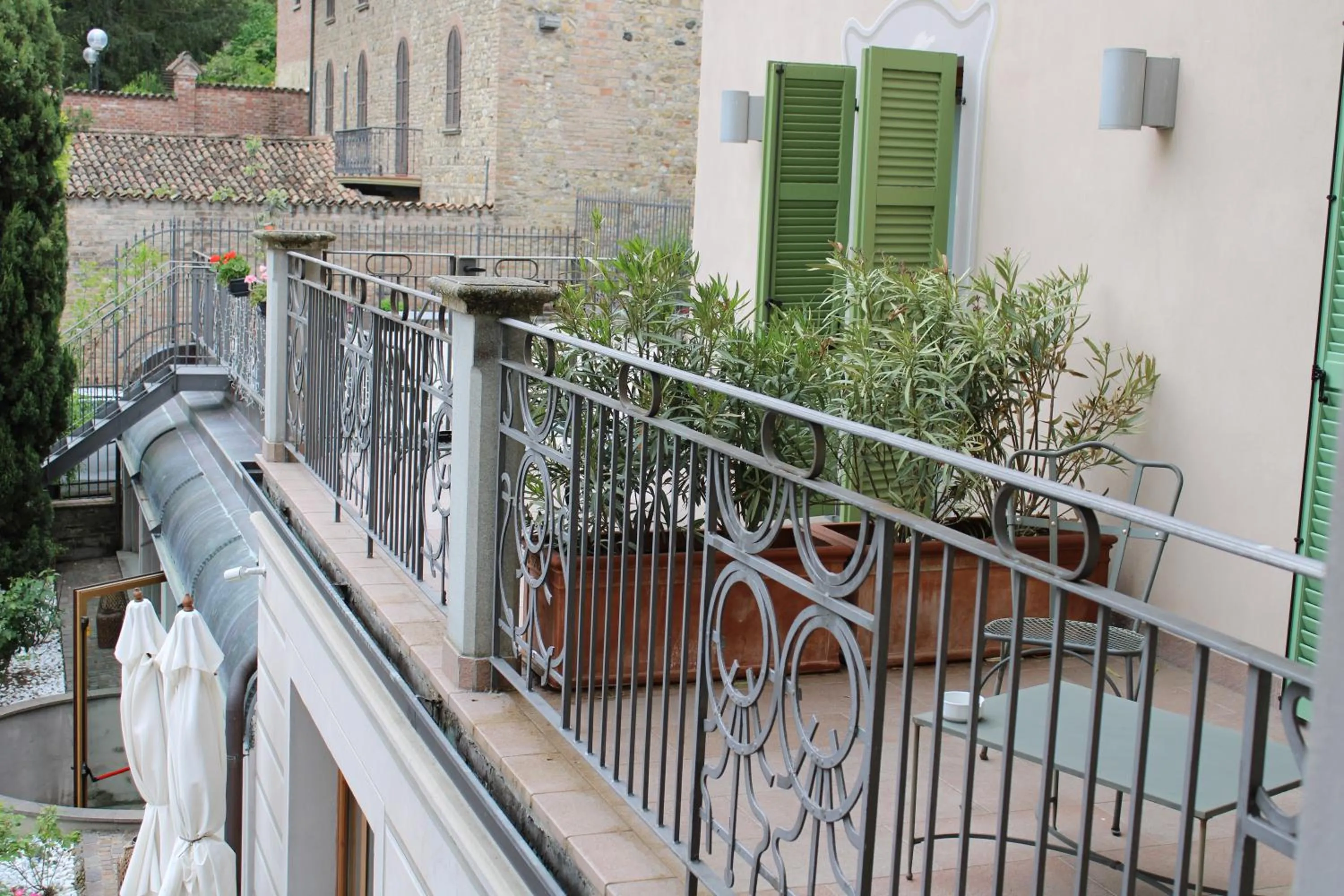 Balcony/Terrace in Cora Hotels Leon d'Oro