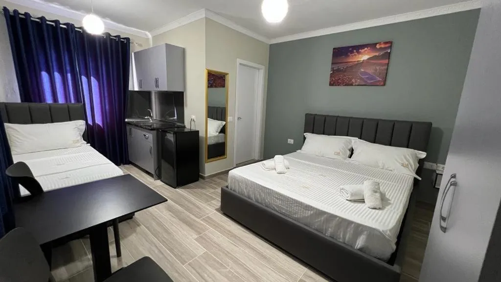 Bed in Hotel Vila AARON