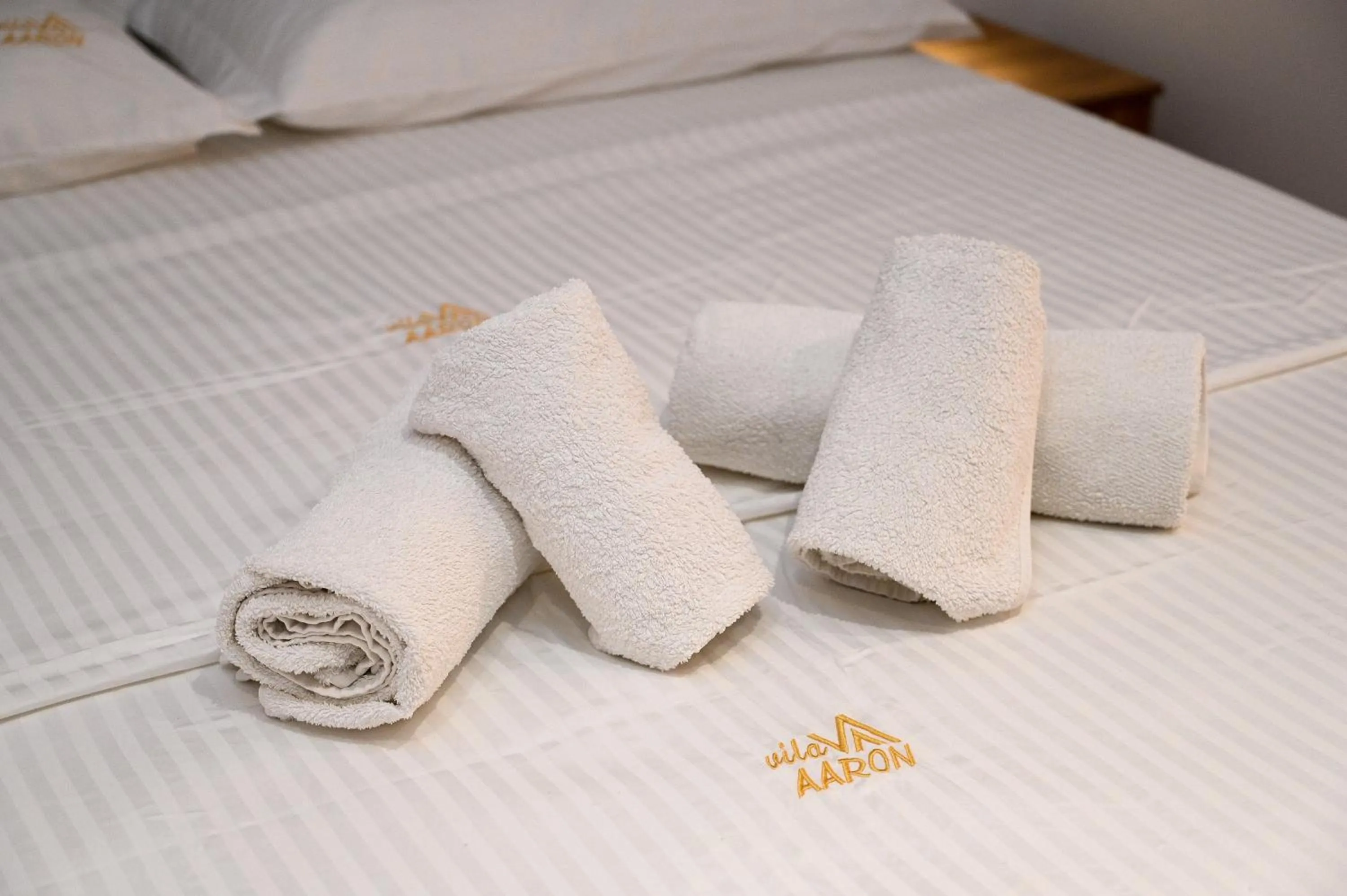 Bed in Hotel Vila AARON