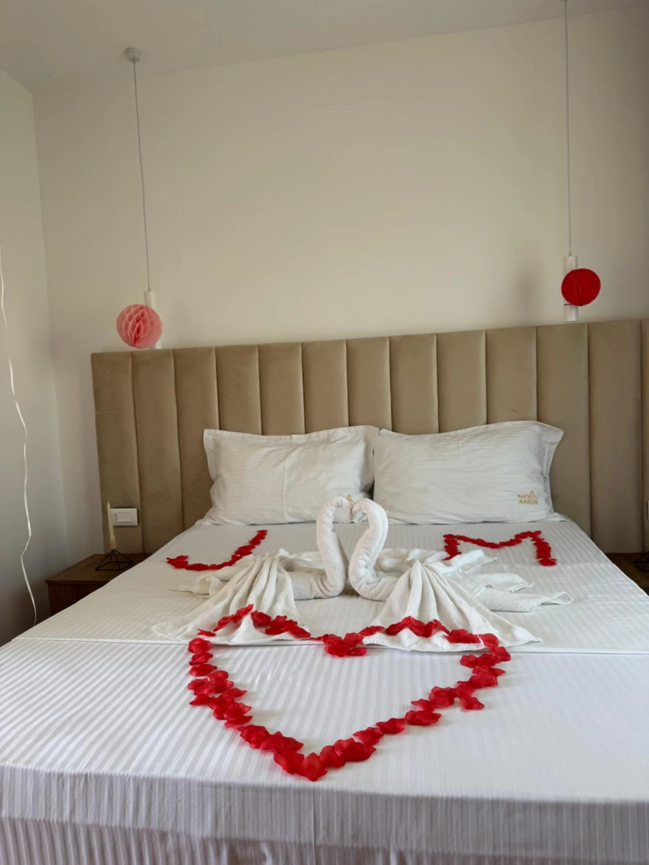 Bed in Hotel Vila AARON