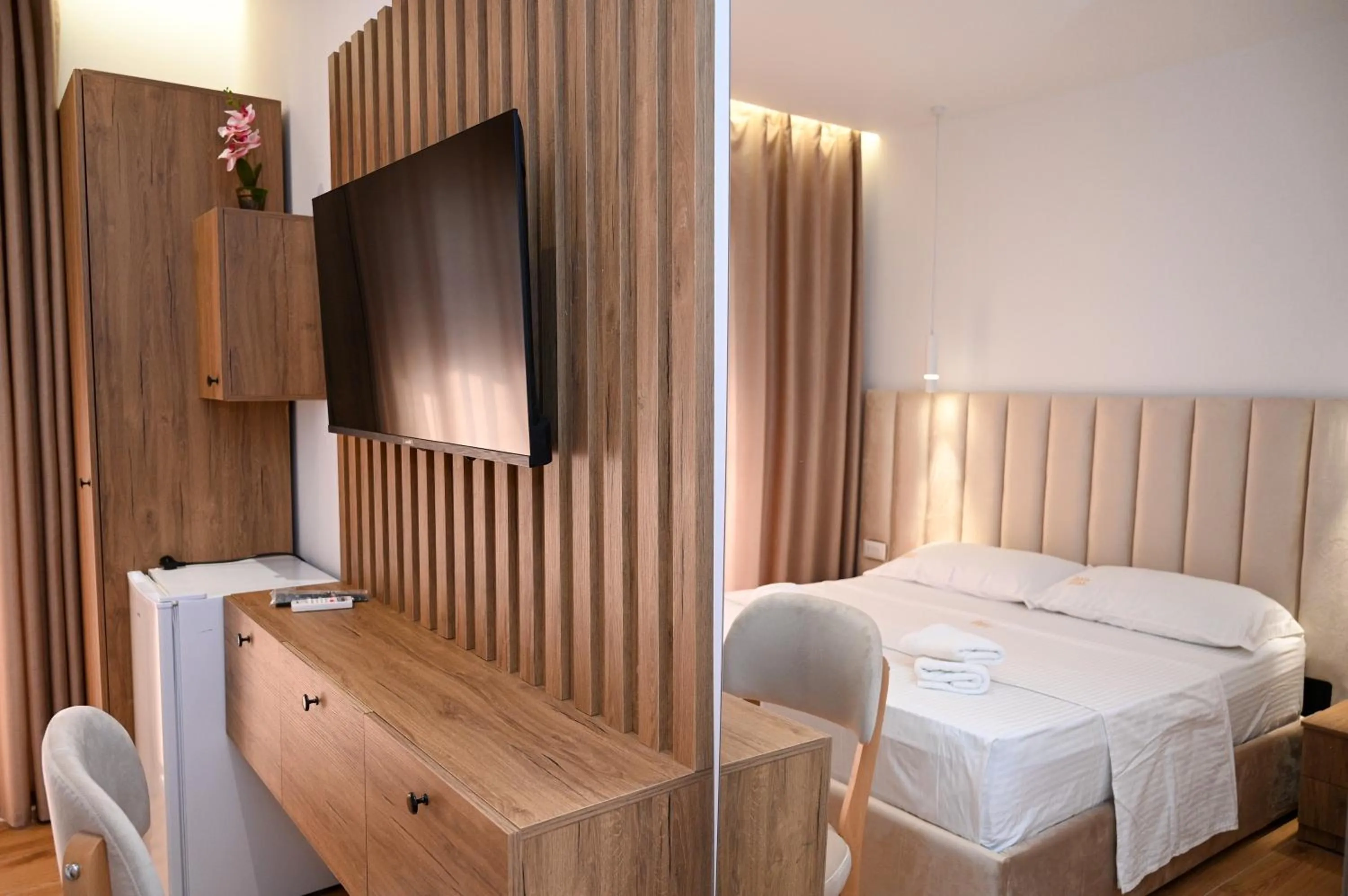 Bed in Hotel Vila AARON