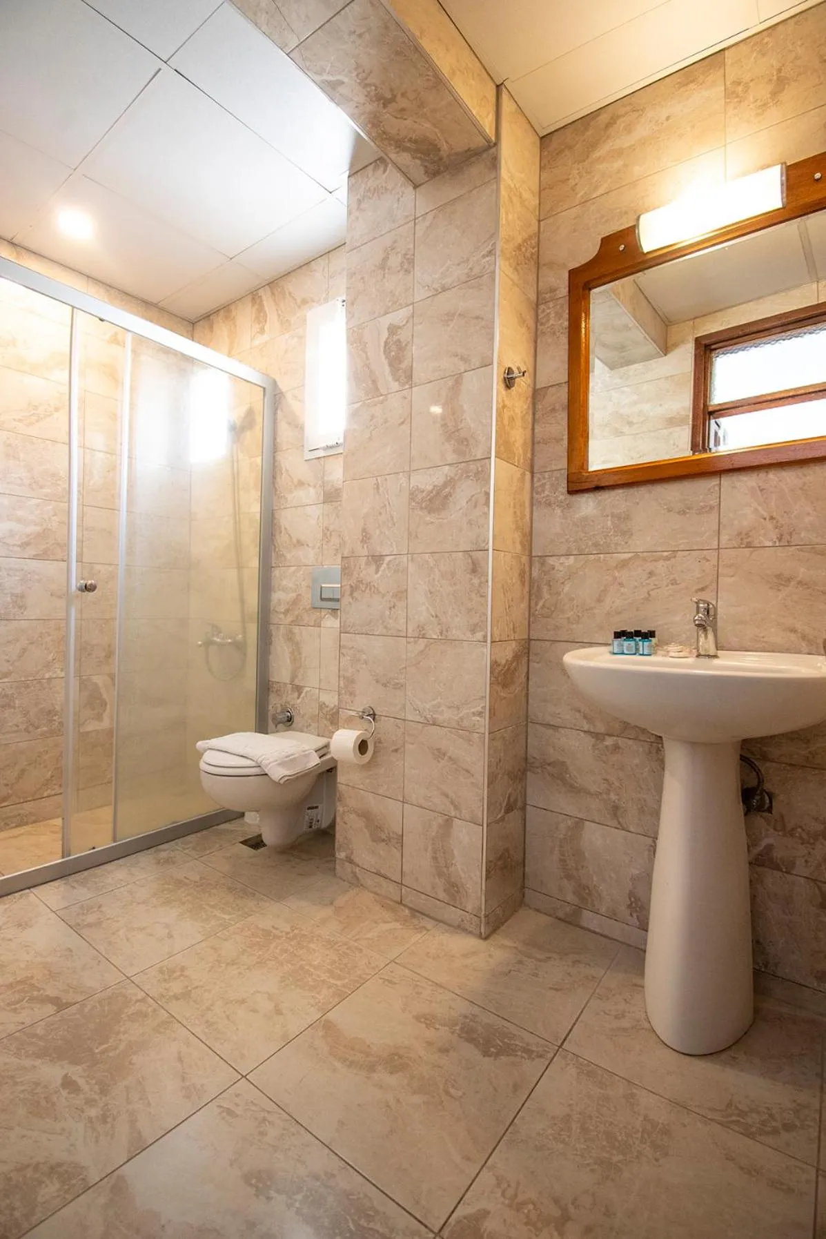 Bathroom in Sami Beach Hotel- All Inclusive