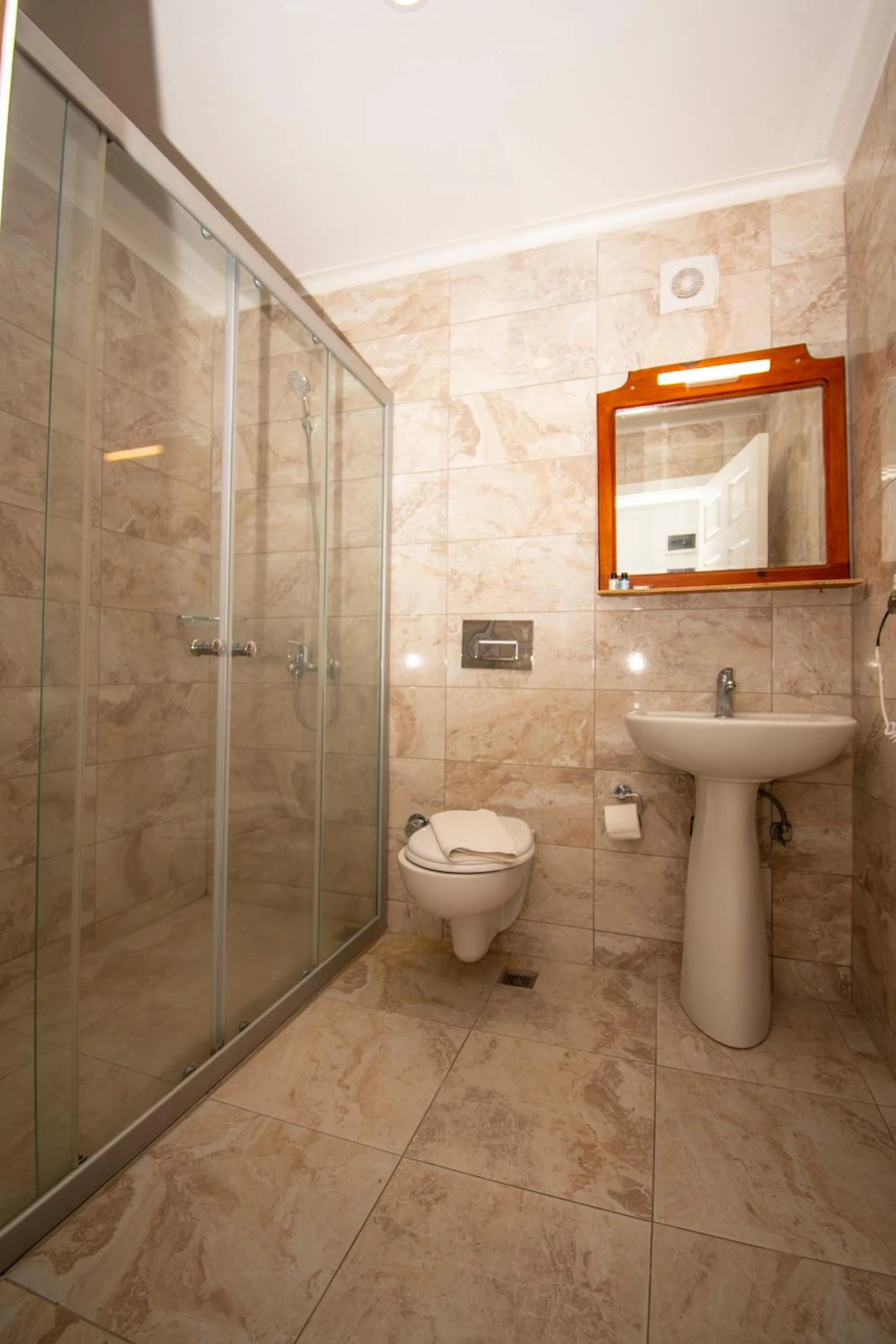 Shower in Sami Beach Hotel- All Inclusive