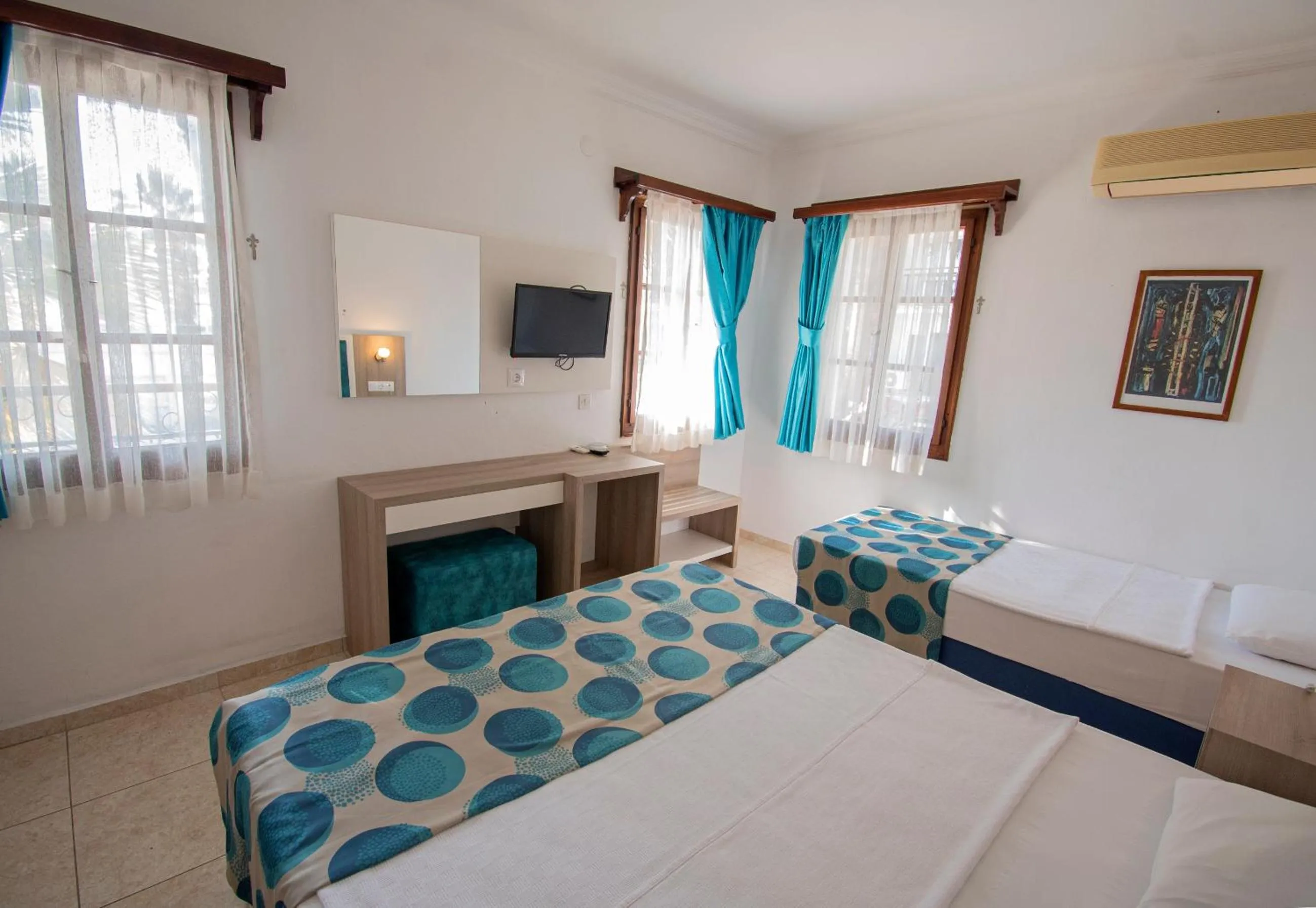 Bed in Sami Beach Hotel- All Inclusive