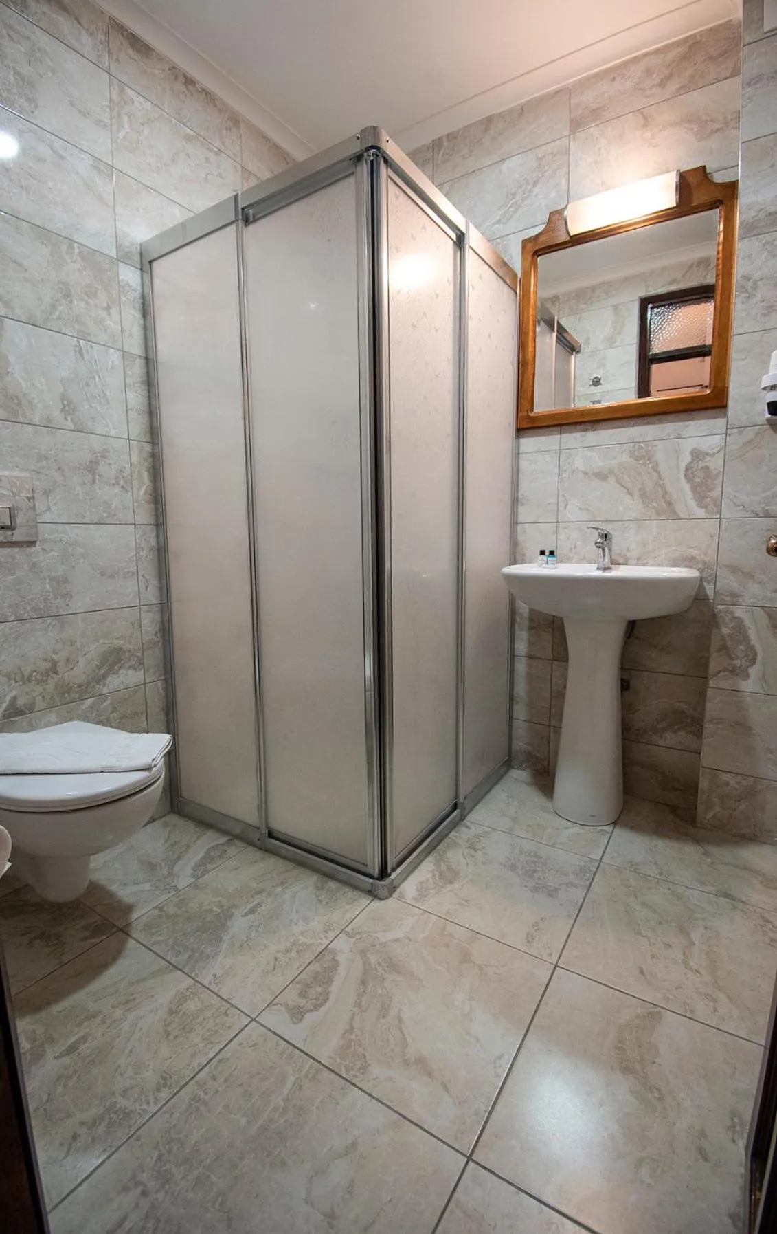 Shower in Sami Beach Hotel- All Inclusive