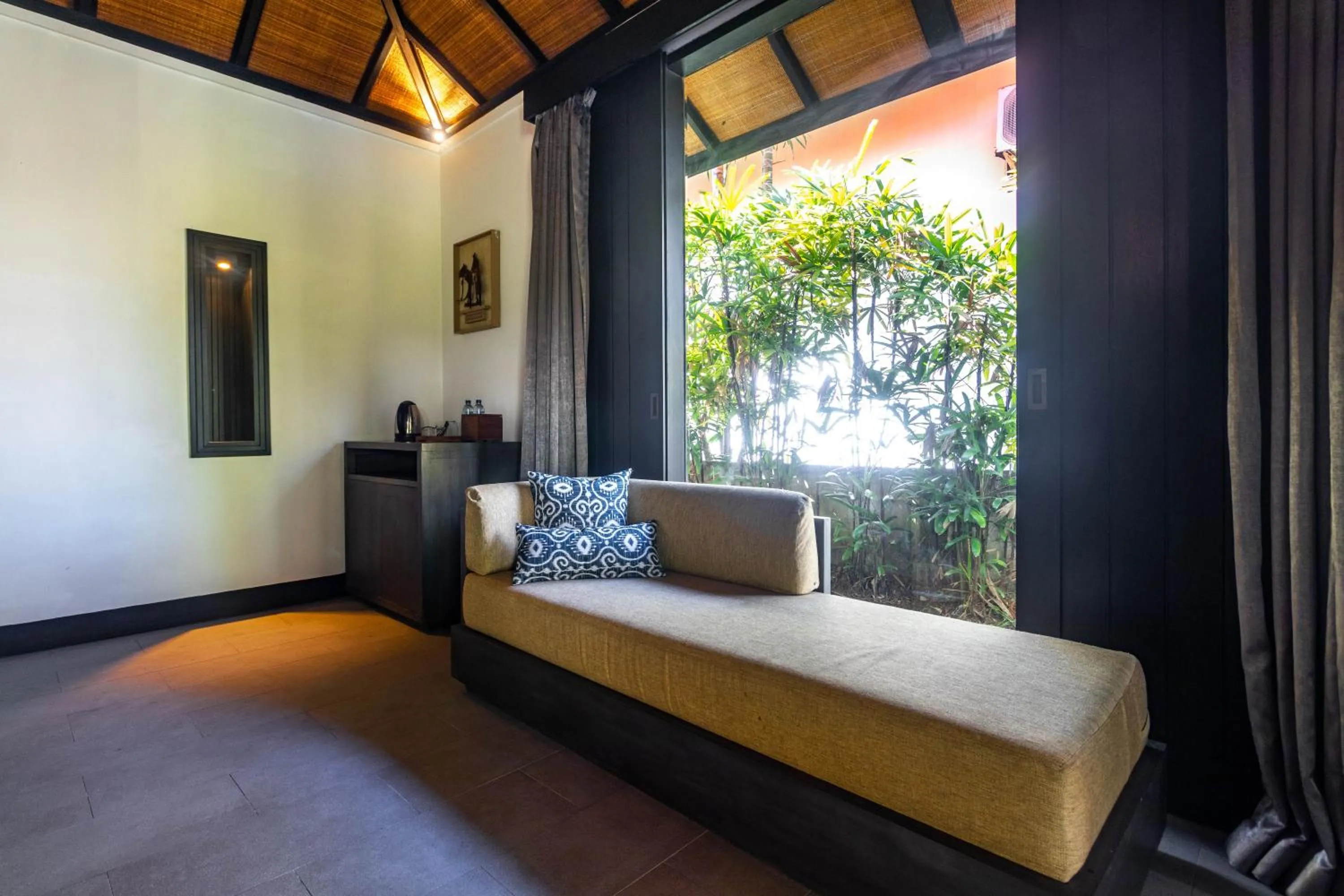 Bed in Surya Melasti Beach Villa