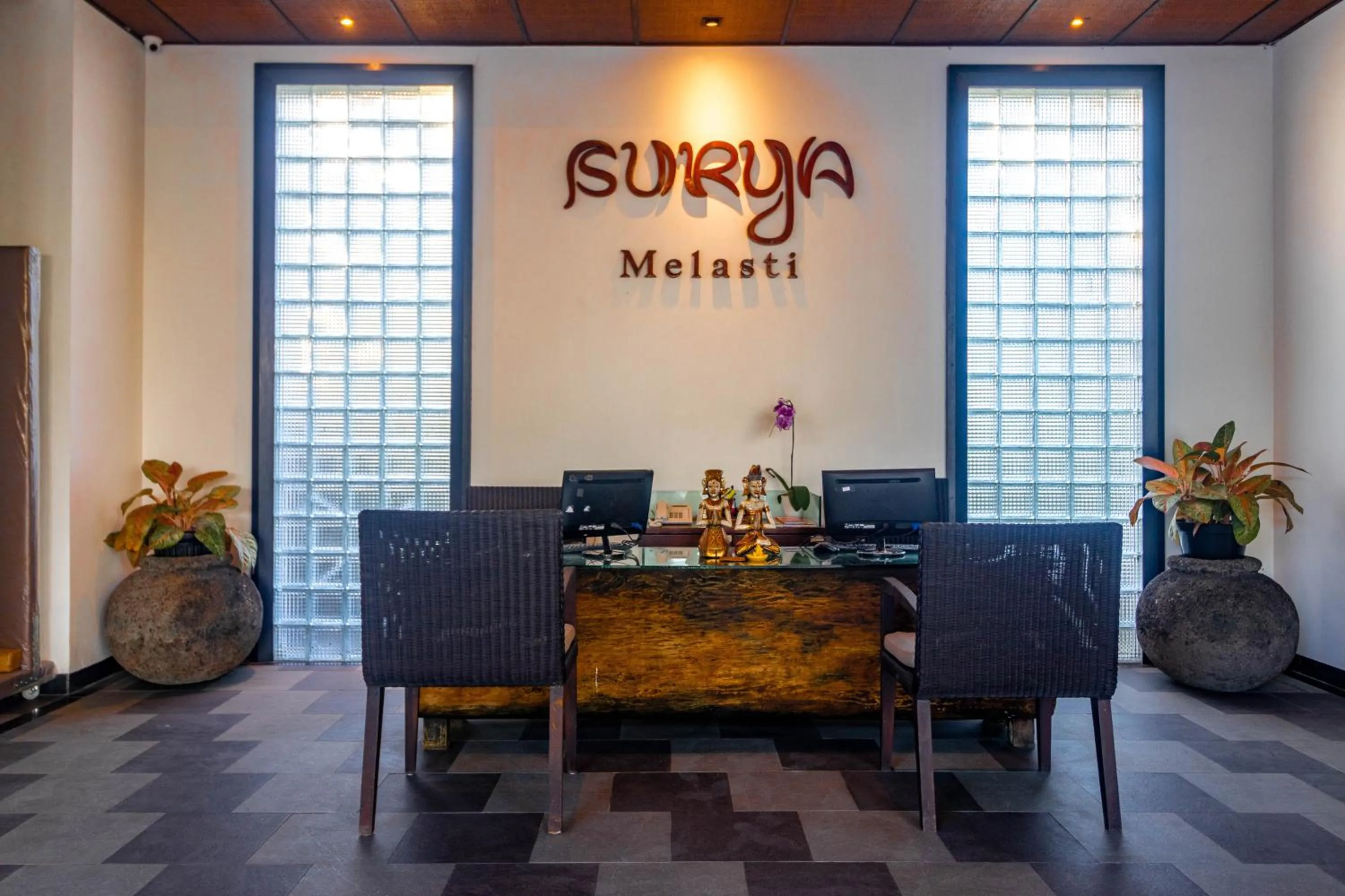 Lobby or reception in Surya Melasti Beach Villa
