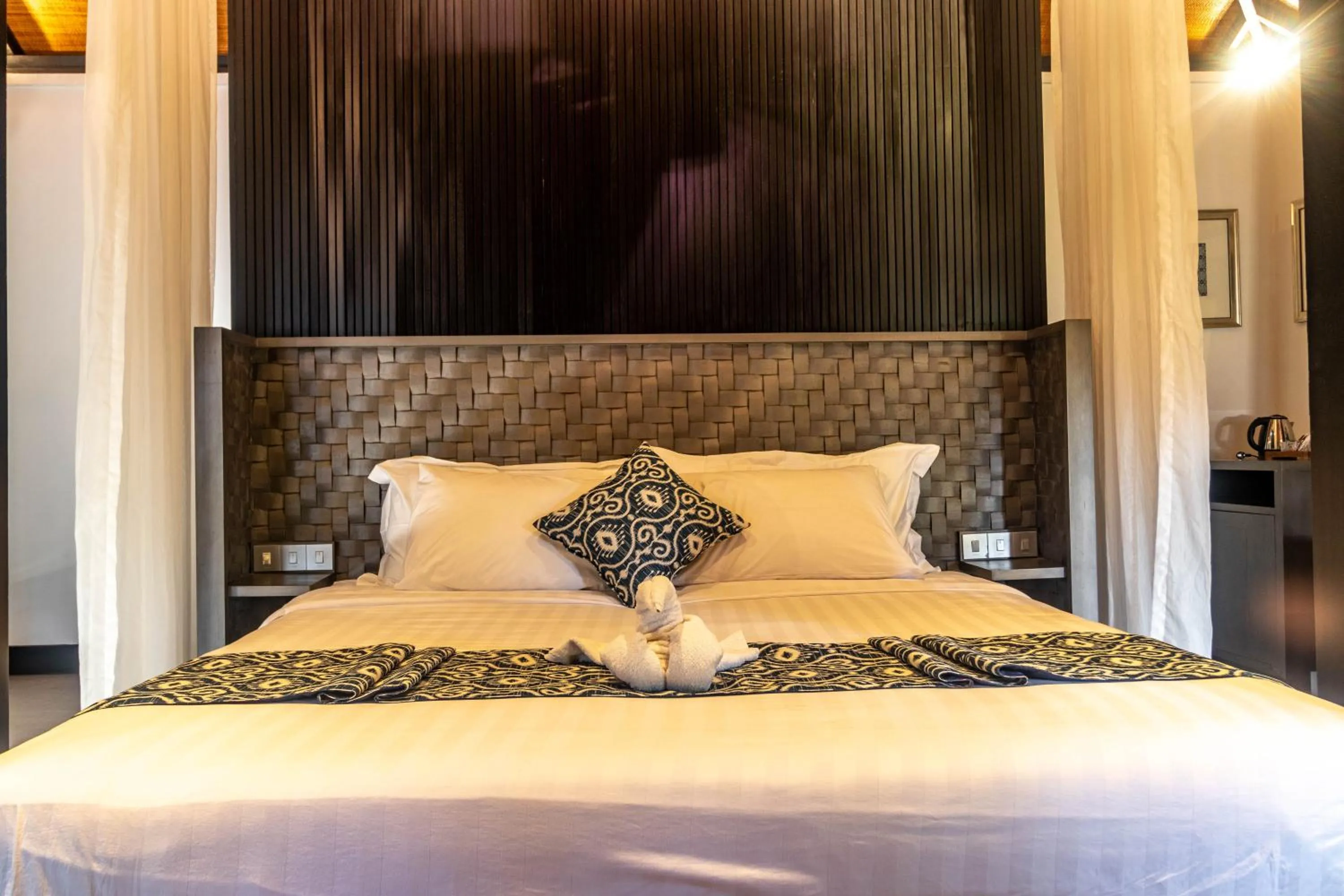 Bed in Surya Melasti Beach Villa