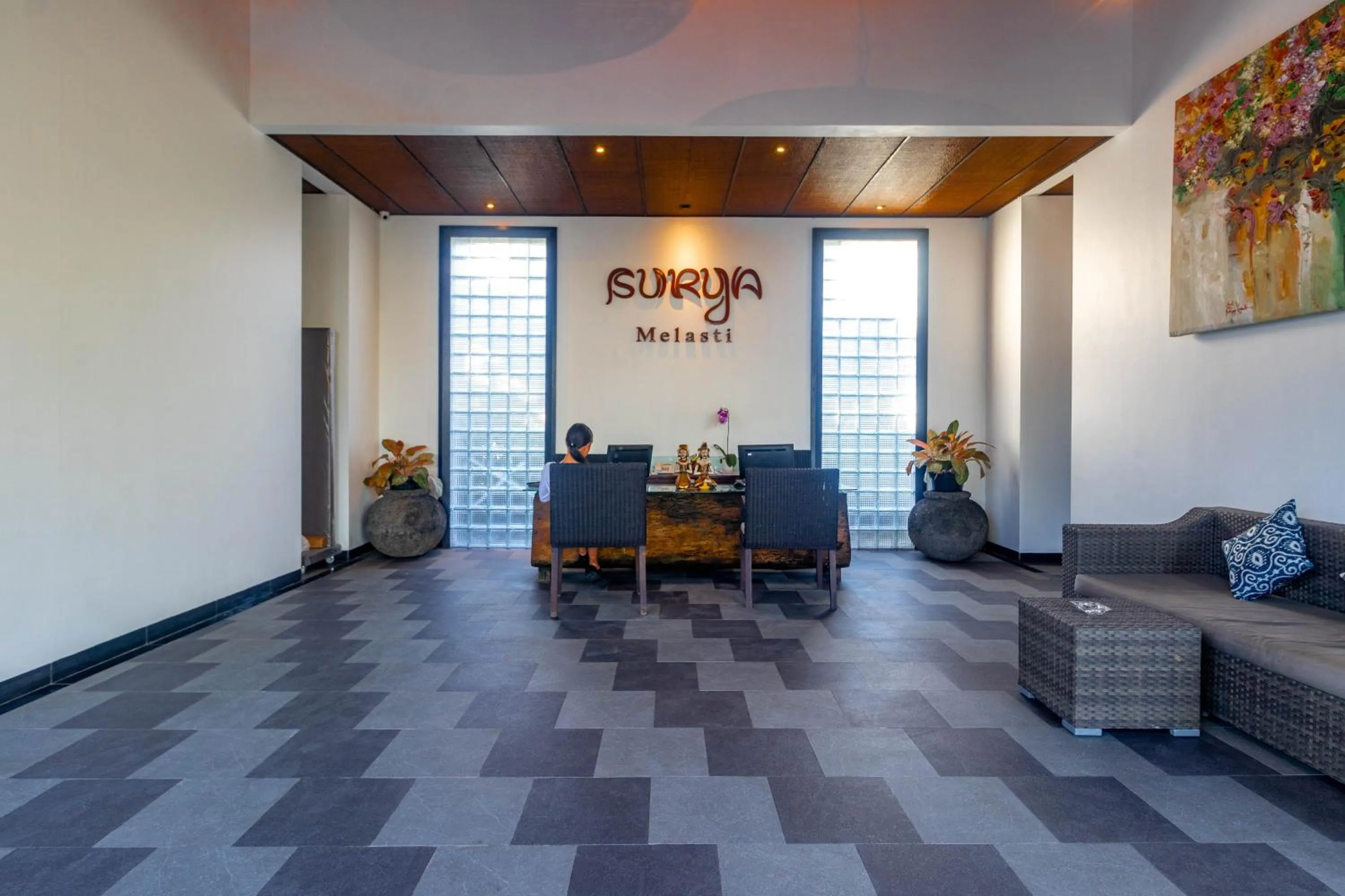 Lobby or reception in Surya Melasti Beach Villa