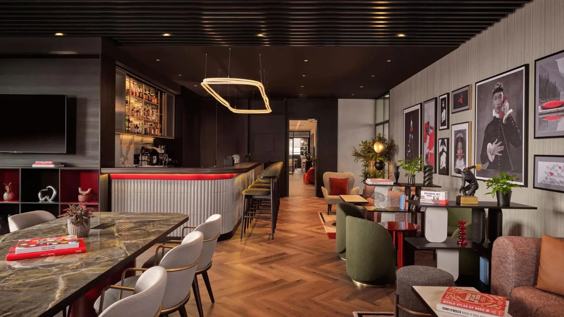 Lounge or bar in Radisson RED Belgrade Lounge or bar in Radisson RED Belgrade