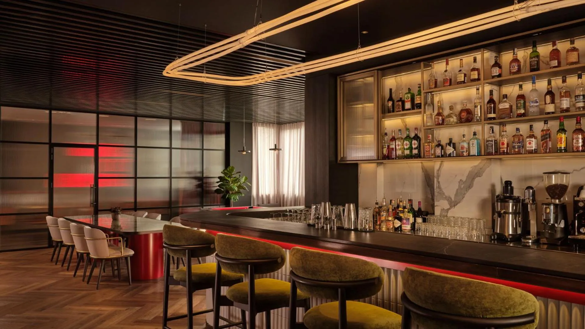 Lounge or bar in Radisson RED Belgrade