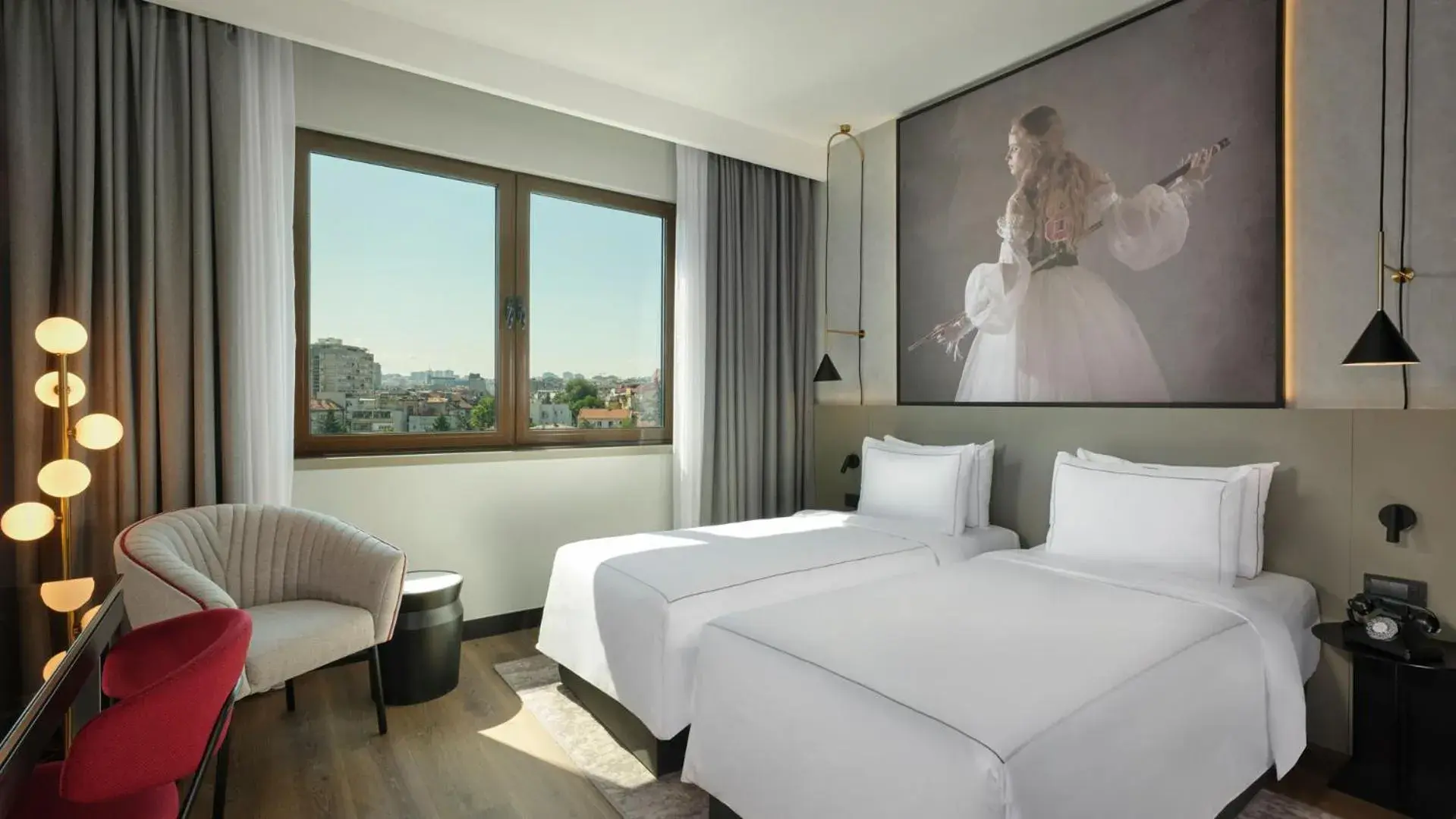 Bed in Radisson RED Belgrade Bed in Radisson RED Belgrade