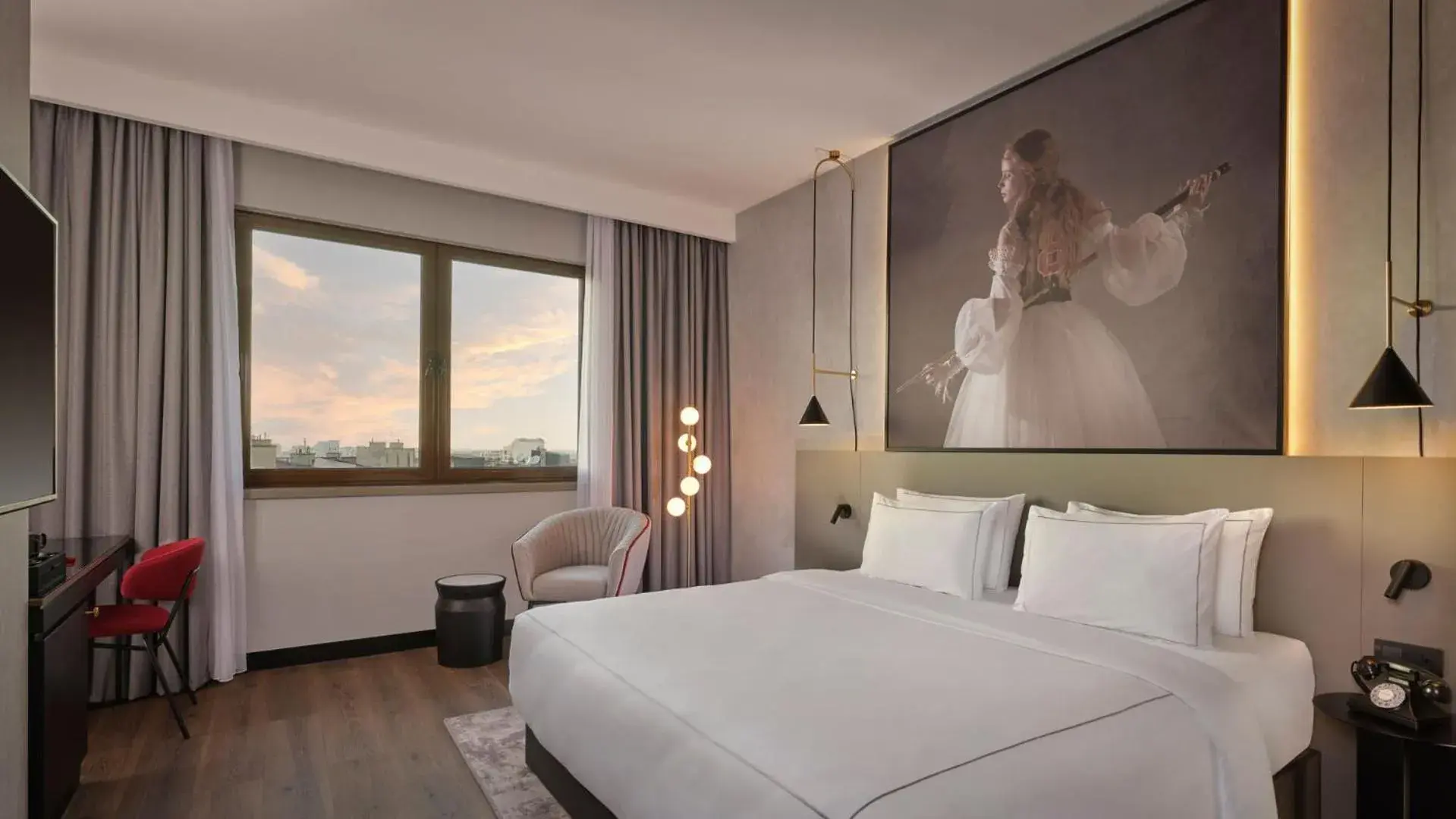 Bed in Radisson RED Belgrade Bed in Radisson RED Belgrade