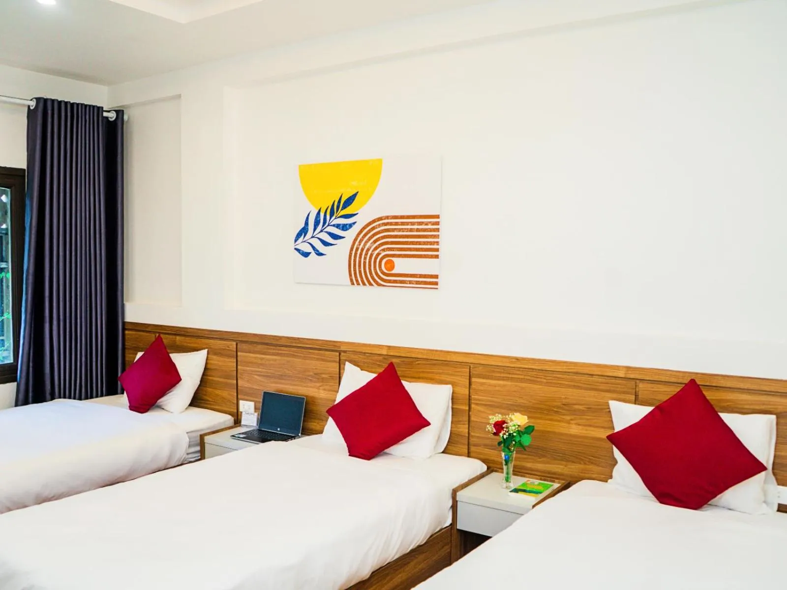 Bed in Bai Chay Panda Hotel